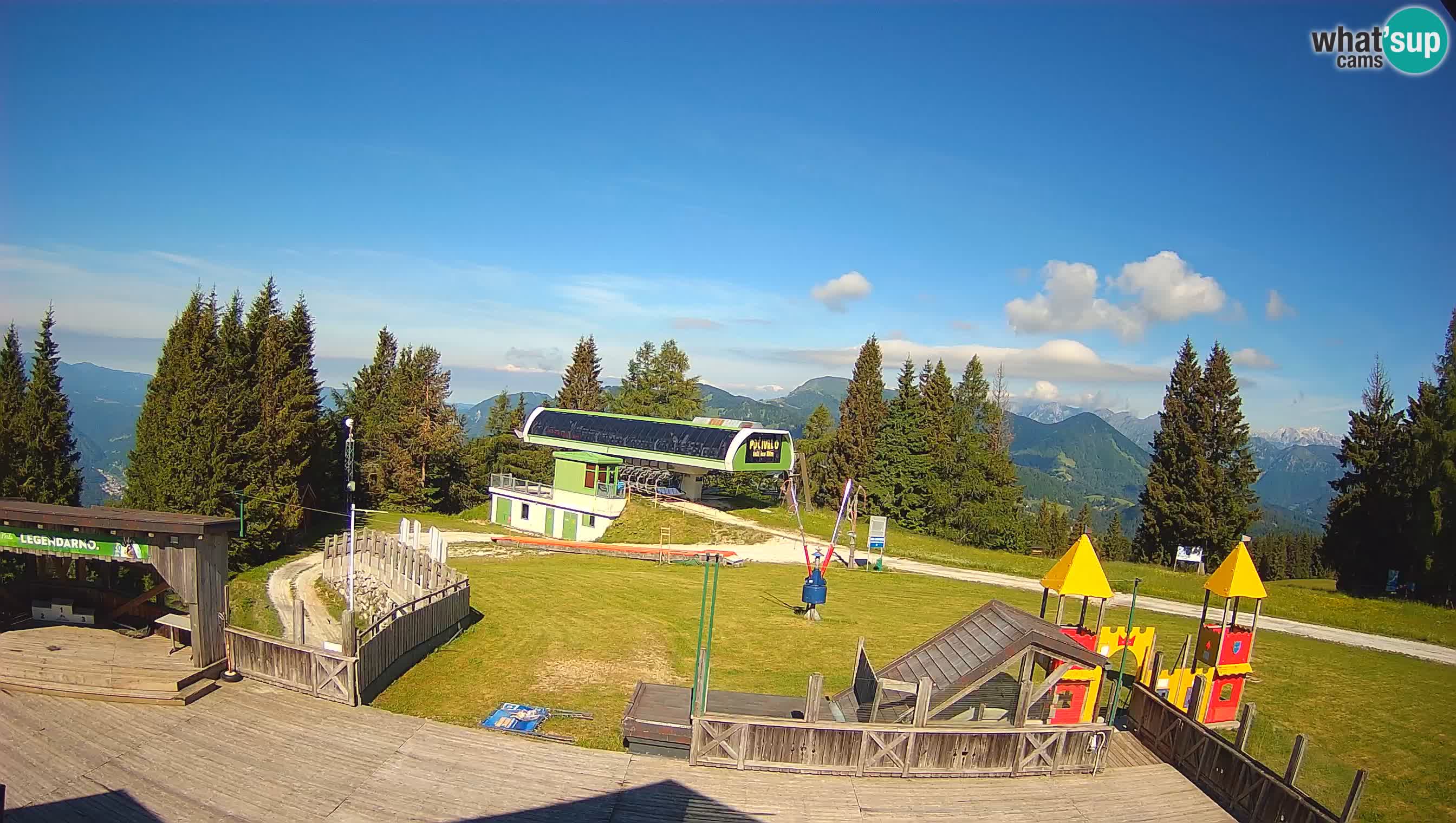 Webcam Počivalo – Alpska Perla | Vista live dalla stazione sciistica di Cerkno