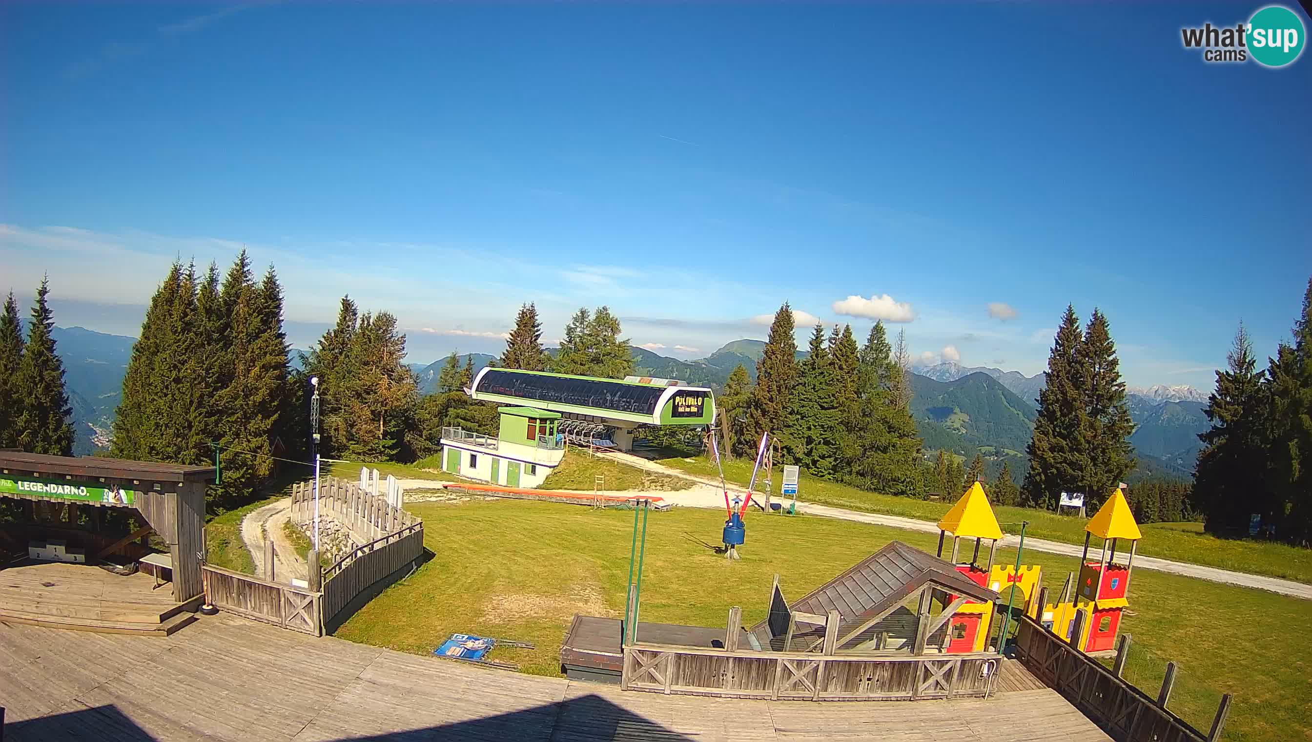 Spletna kamera Počivalo – Alpska Perla | Pogled v živo iz smučišča Cerkno