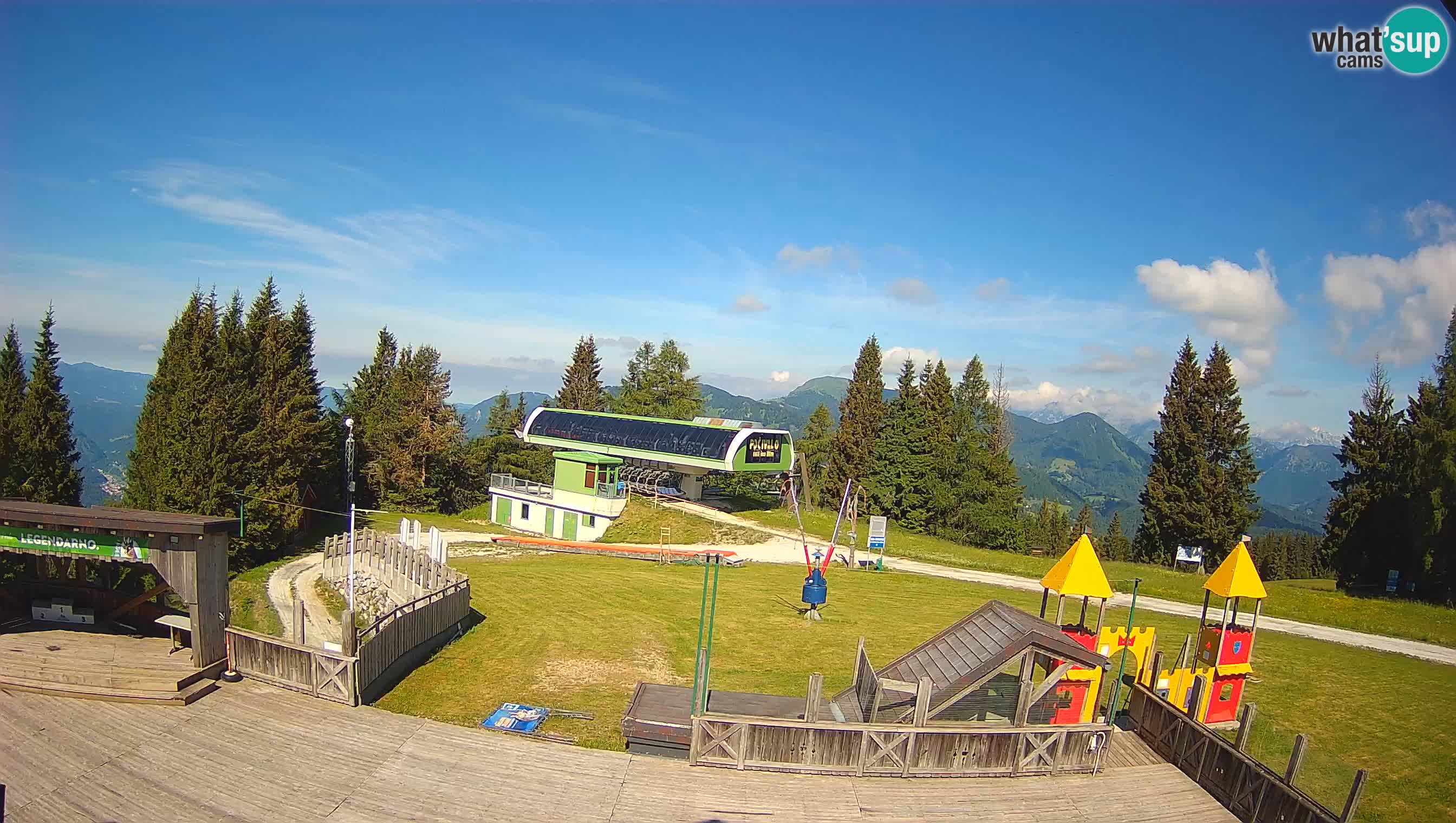 Webcam de la station de ski des Alpes slovènes à Cerkno Počivalo