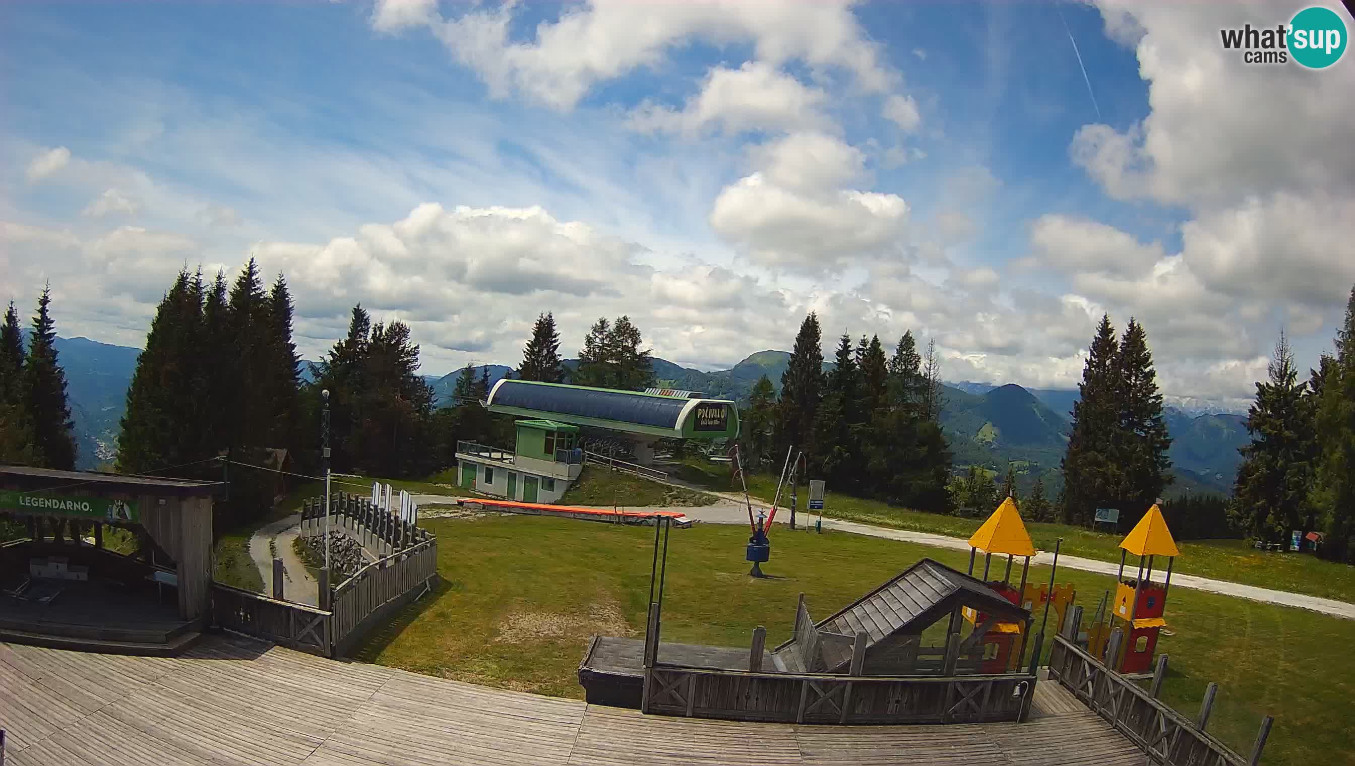 Webcam de la station de ski des Alpes slovènes à Cerkno Počivalo