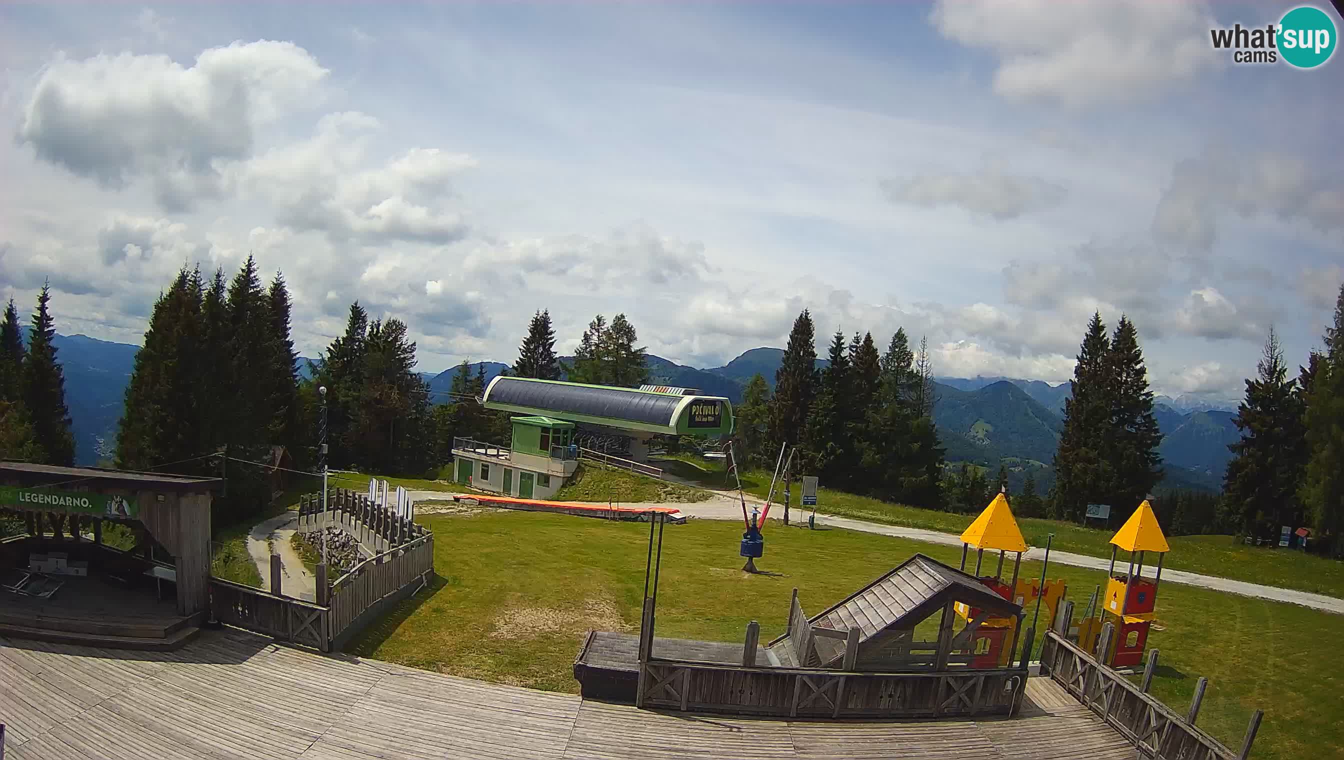 Webcam de la station de ski des Alpes slovènes à Cerkno Počivalo