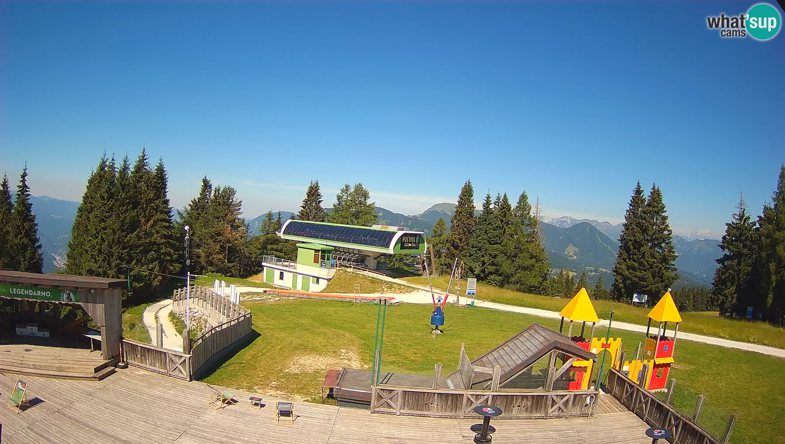 Webcam de la station de ski des Alpes slovènes à Cerkno Počivalo