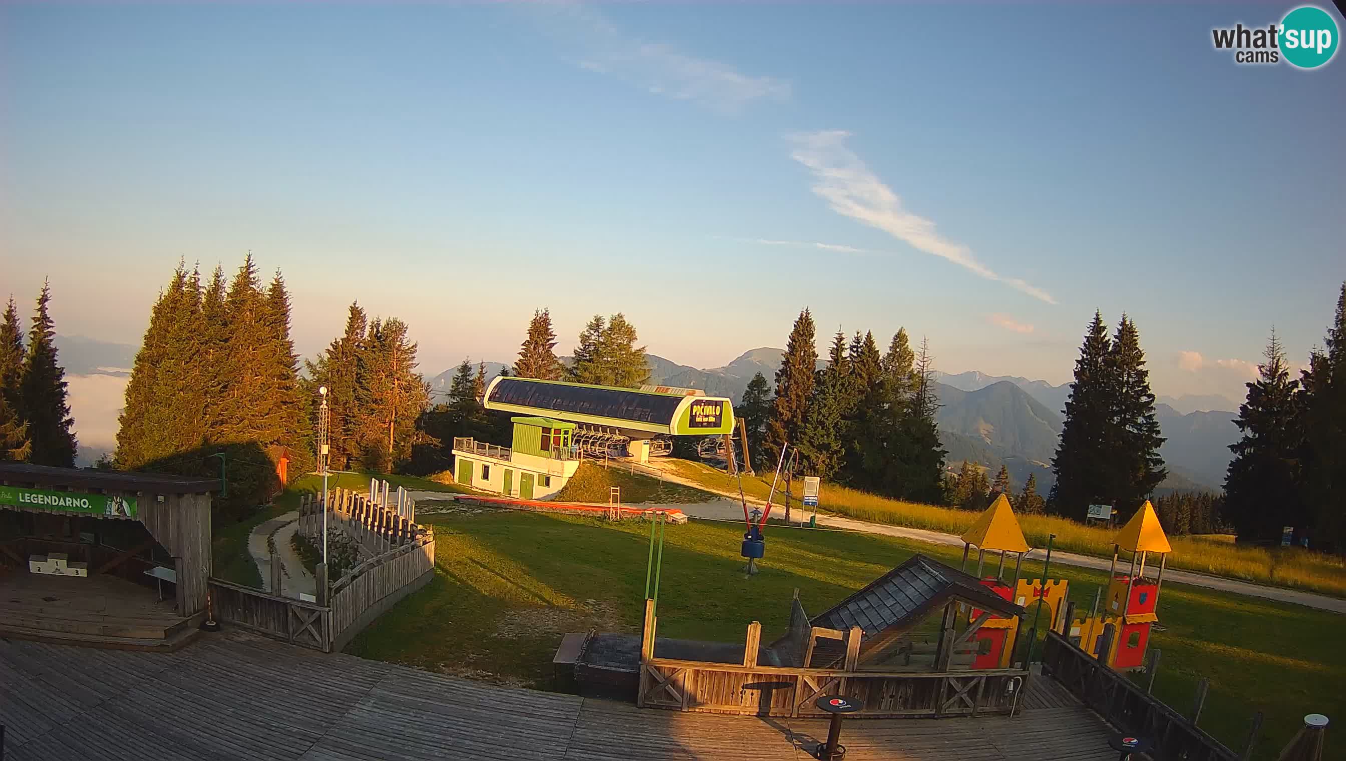 Cámara web Počivalo – Alpska Perla | Vista en vivo desde la estación de esquí Cerkno