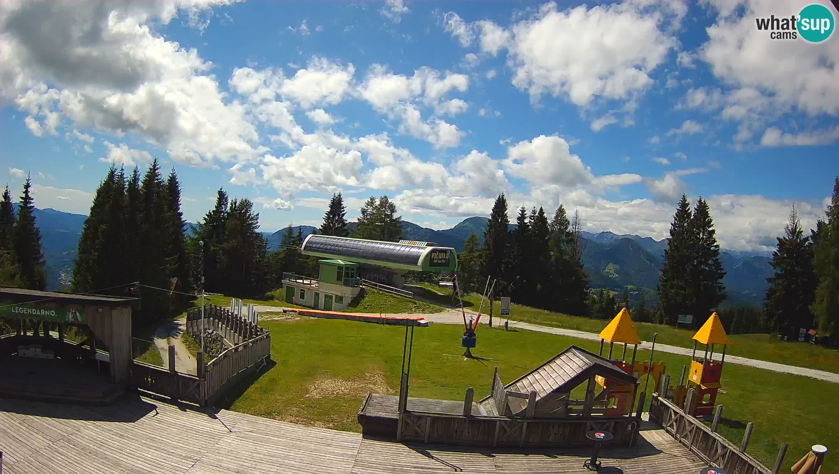 Webcam de la station de ski des Alpes slovènes à Cerkno Počivalo