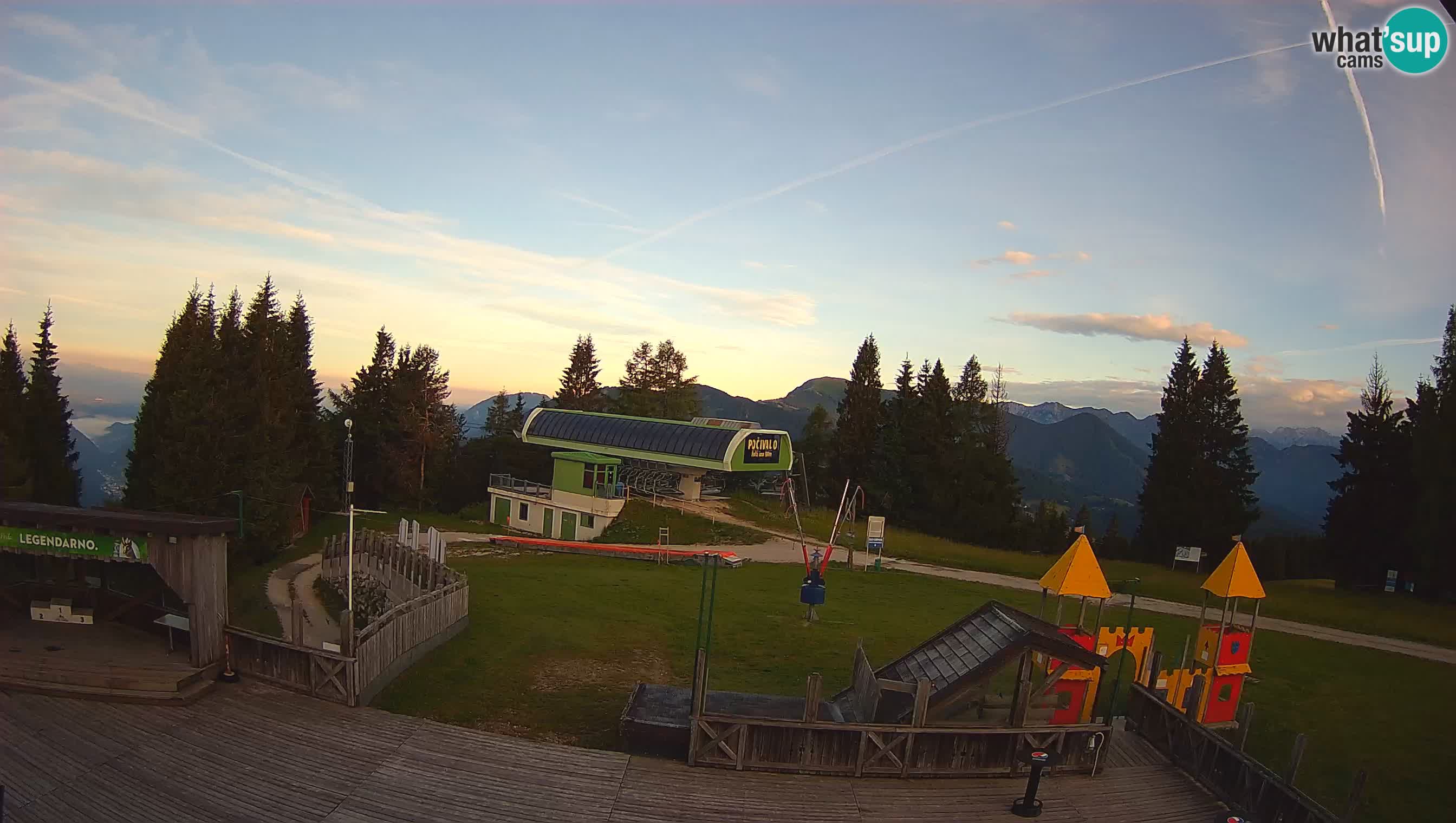 Webcam Počivalo – Alpska Perla | Vista live dalla stazione sciistica di Cerkno