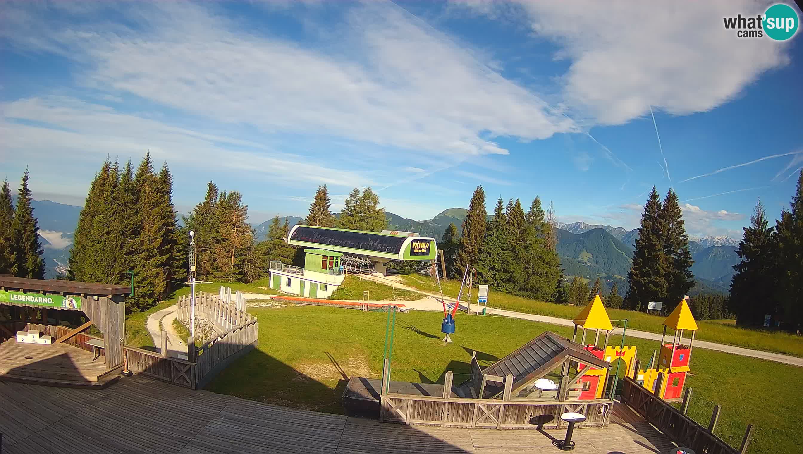 Webcam Počivalo – Alpska Perla | Vista live dalla stazione sciistica di Cerkno