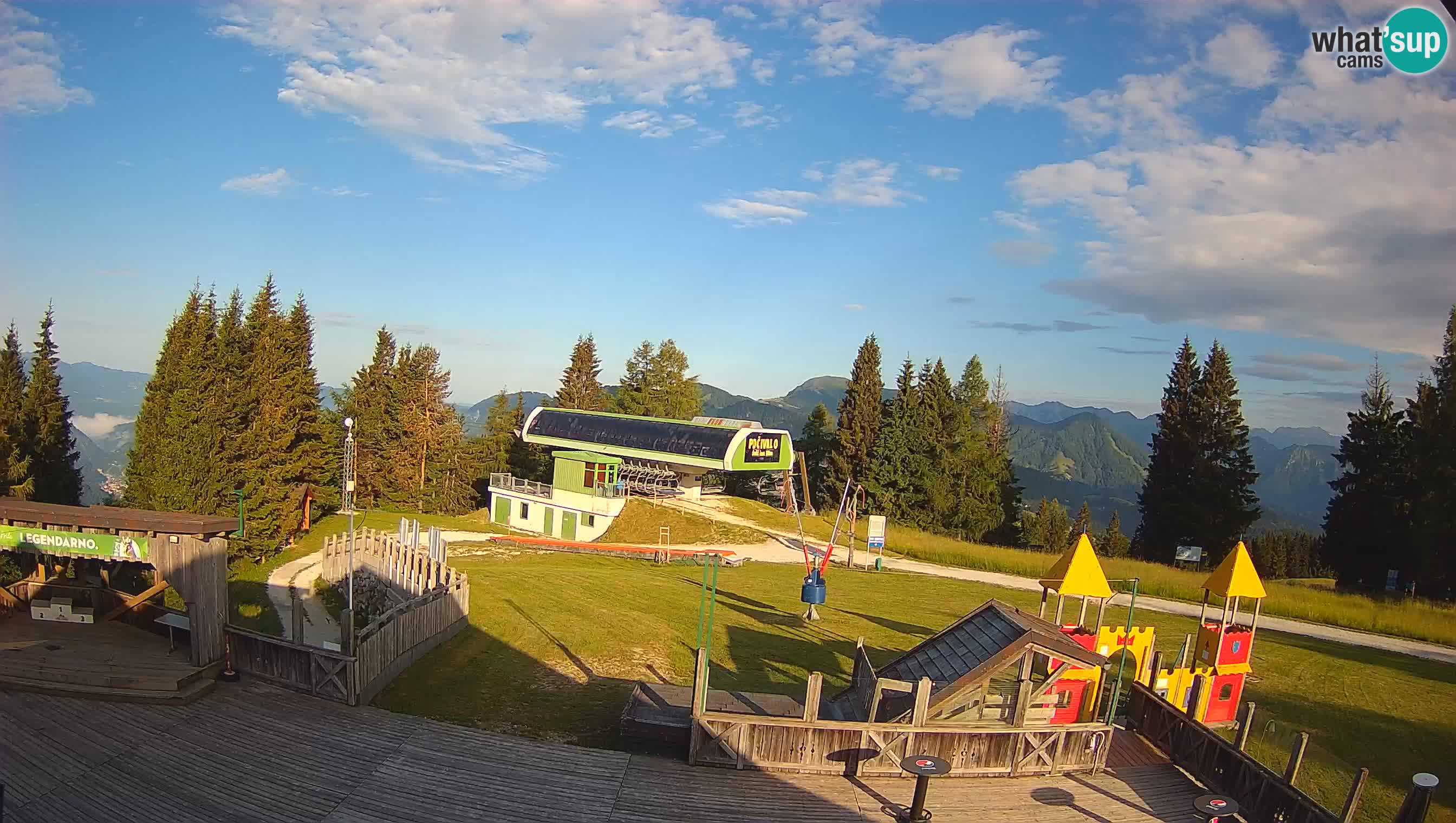 Webcam de la station de ski des Alpes slovènes à Cerkno Počivalo