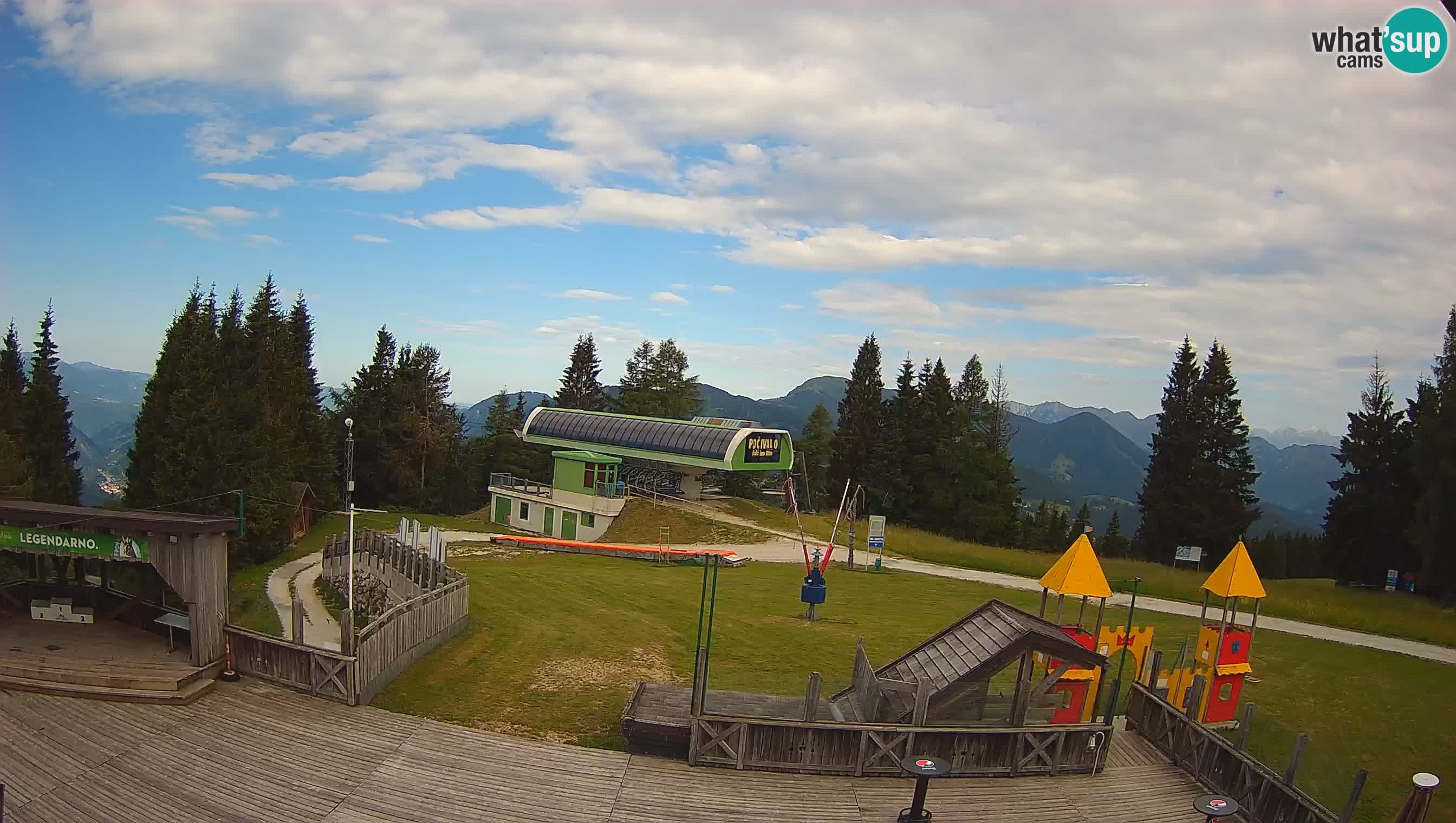Webcam Počivalo – Alpska Perla | Vista live dalla stazione sciistica di Cerkno