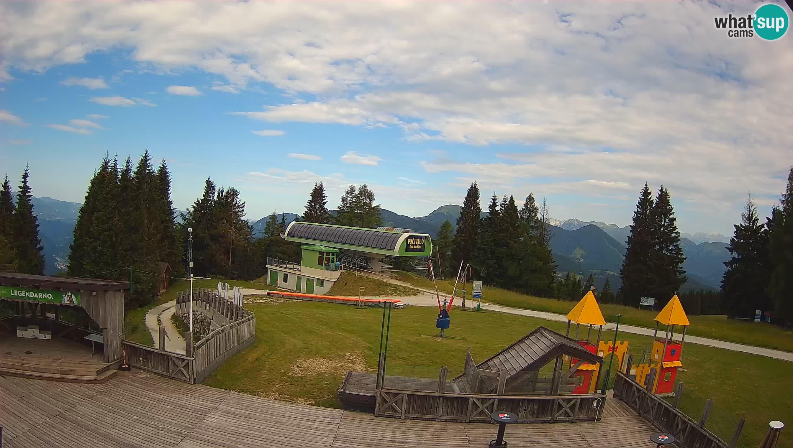 Webcam Počivalo – Alpska Perla | Vista live dalla stazione sciistica di Cerkno