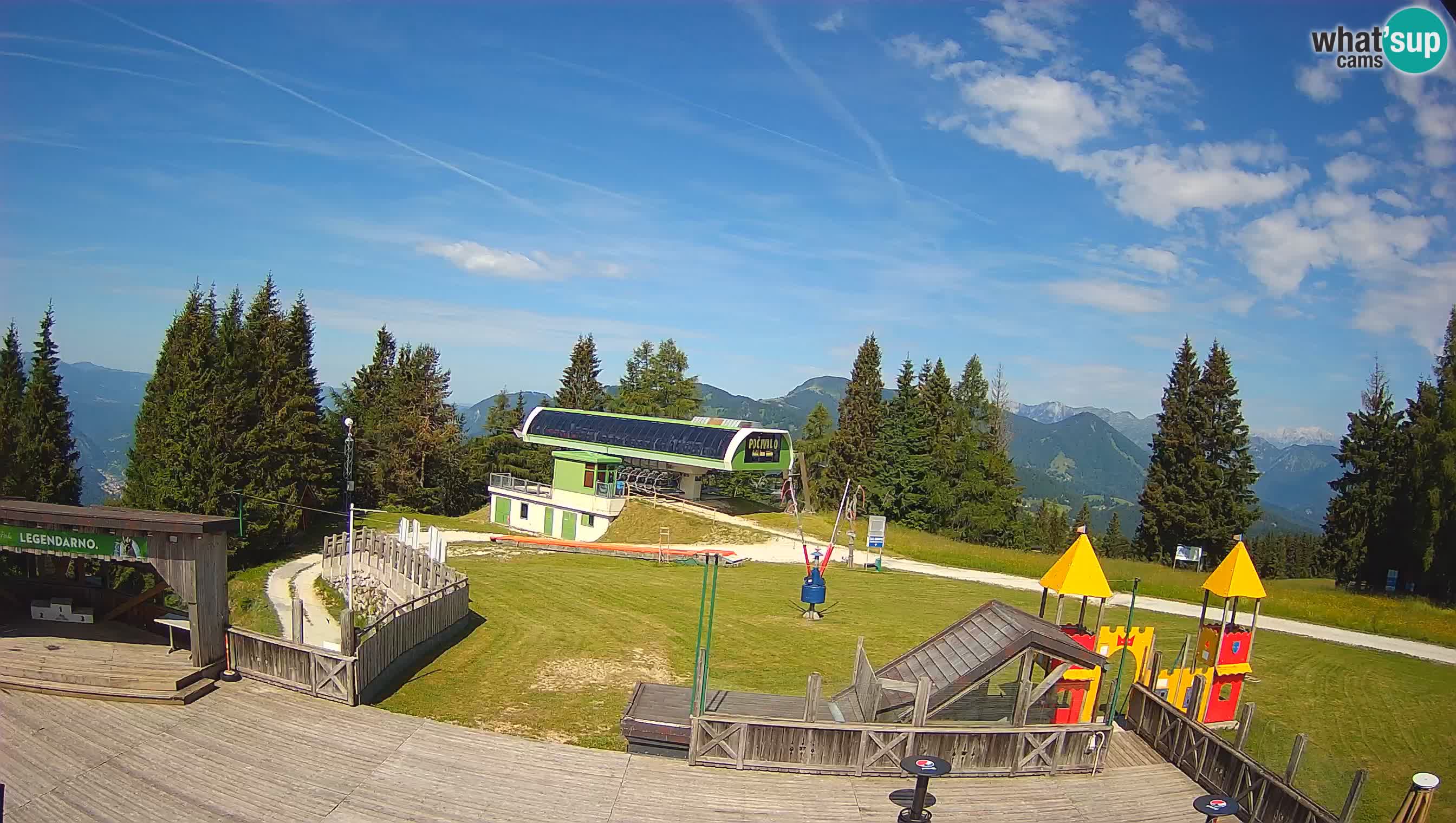 Webcam Počivalo – Alpska Perla | Vista live dalla stazione sciistica di Cerkno