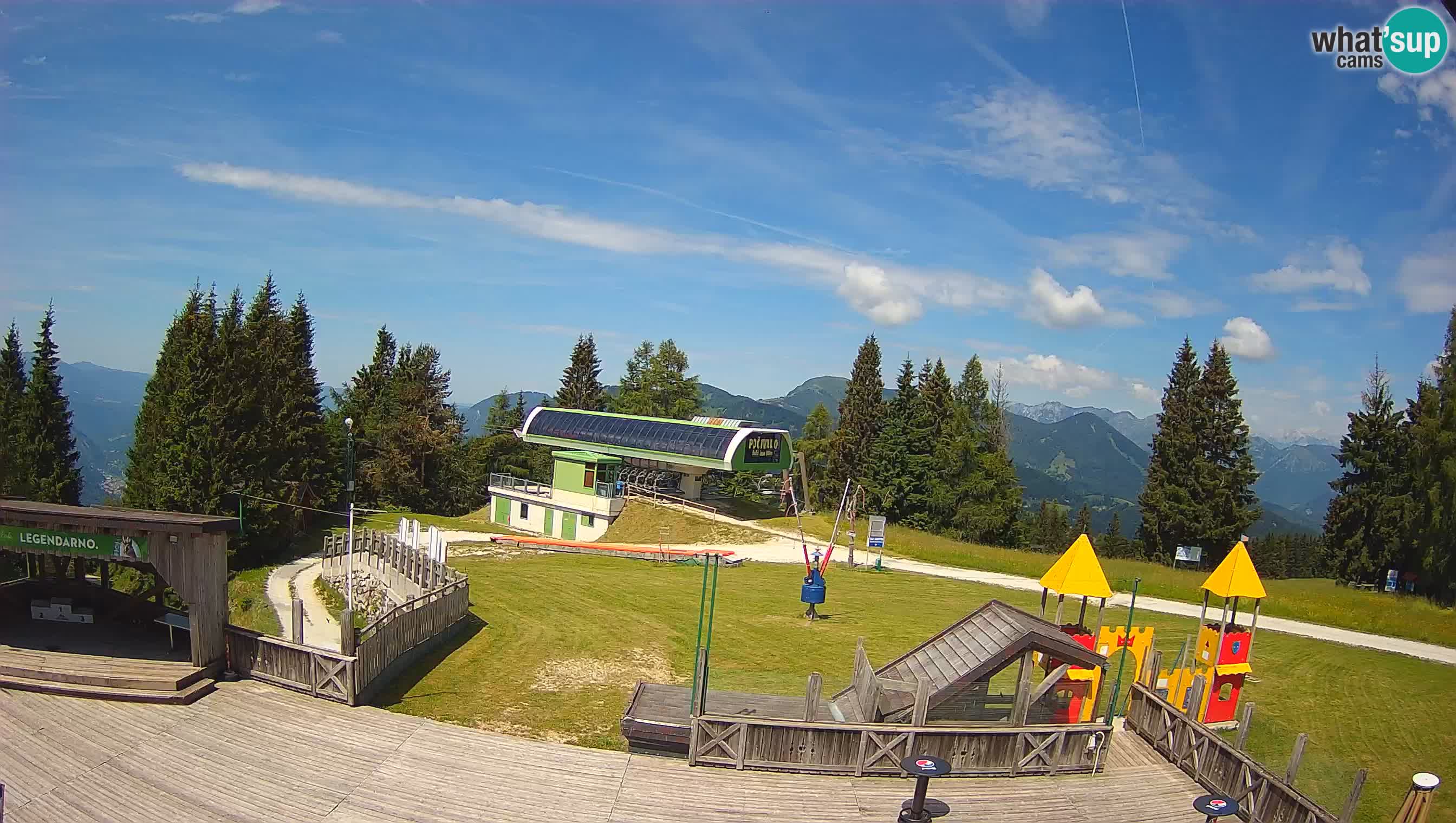 Webcam Počivalo – Alpska Perla | Vista live dalla stazione sciistica di Cerkno