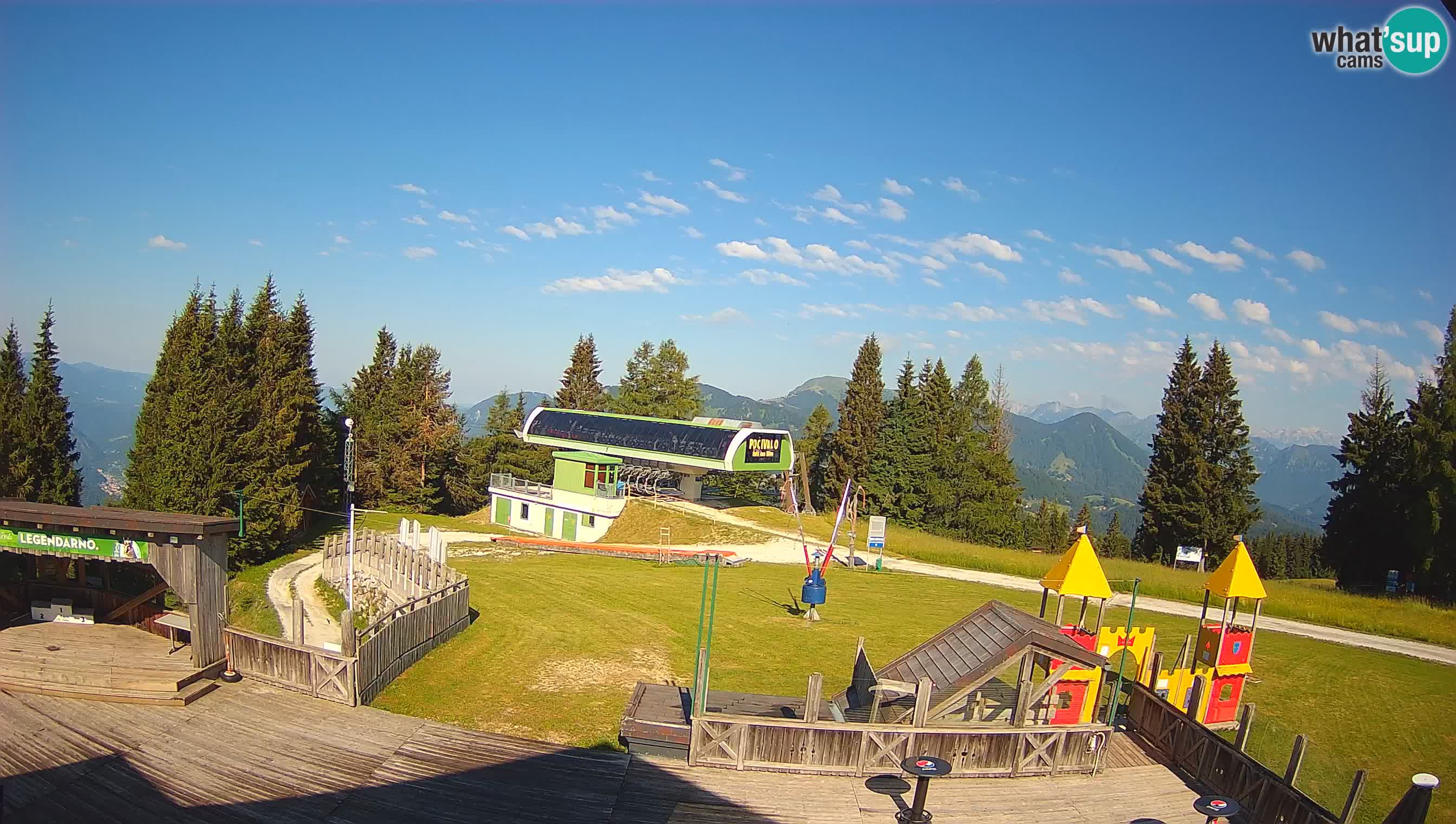 Webcam Počivalo – Alpska Perla | Vista live dalla stazione sciistica di Cerkno