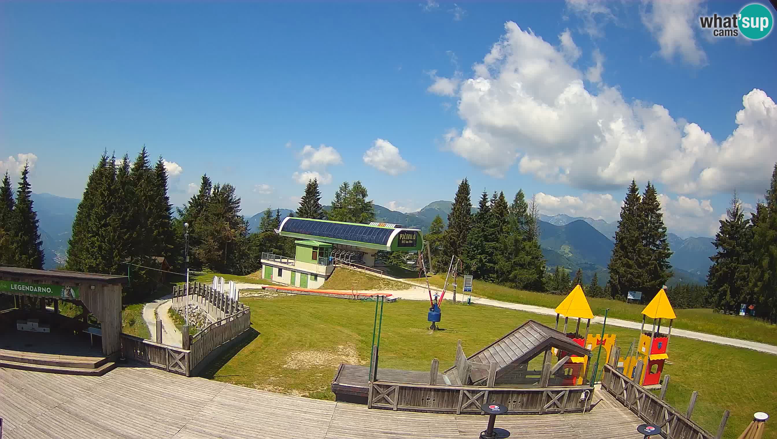 Webcam de la station de ski des Alpes slovènes à Cerkno Počivalo