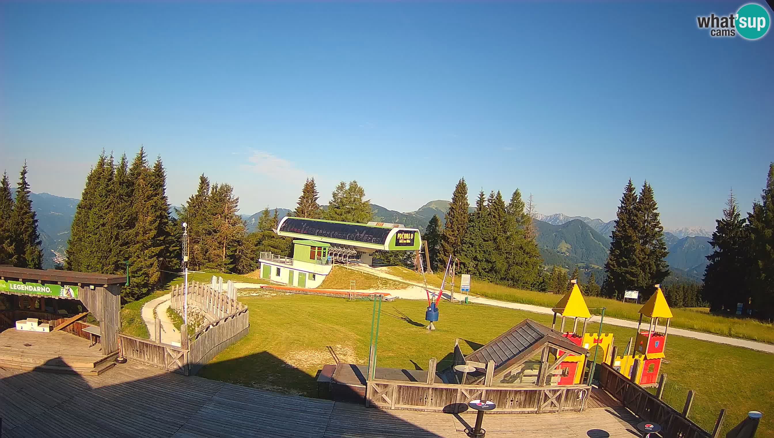 Webcam Počivalo – Alpska Perla | Vista live dalla stazione sciistica di Cerkno