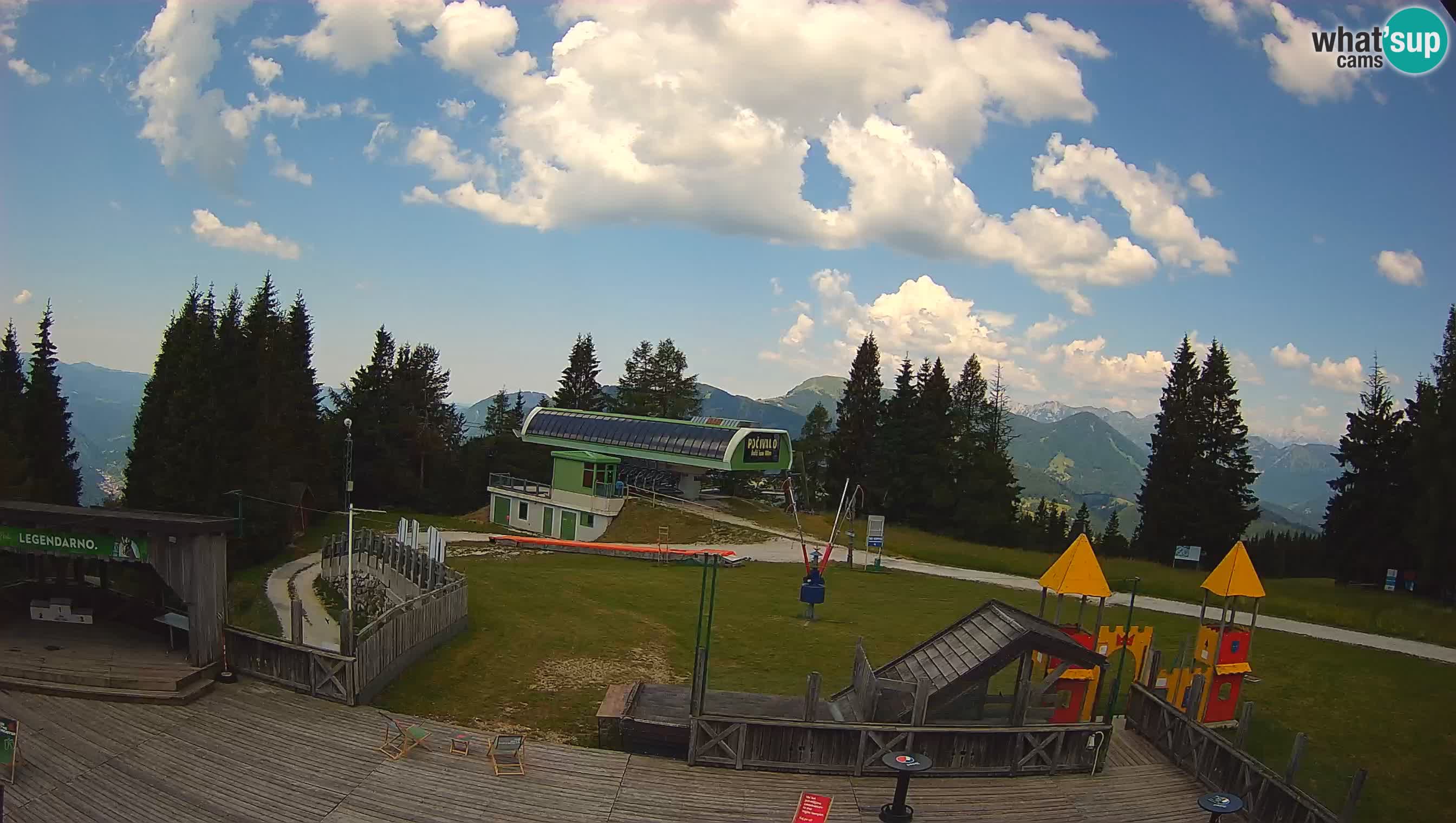 Webcam de la station de ski des Alpes slovènes à Cerkno Počivalo