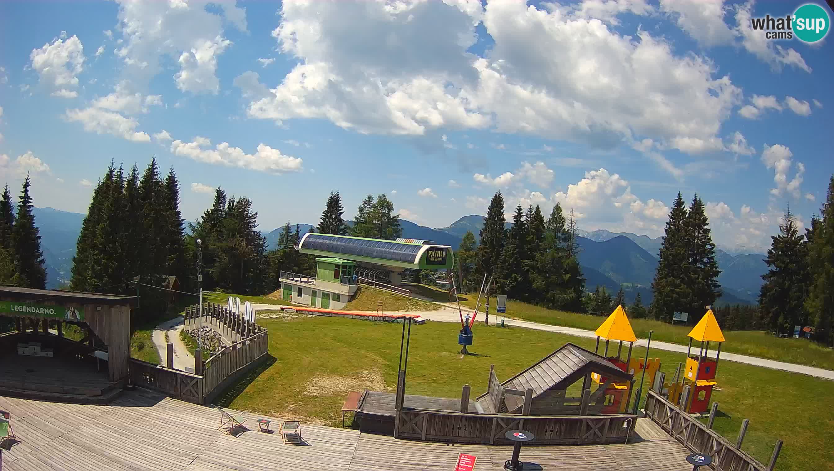 Webcam de la station de ski des Alpes slovènes à Cerkno Počivalo