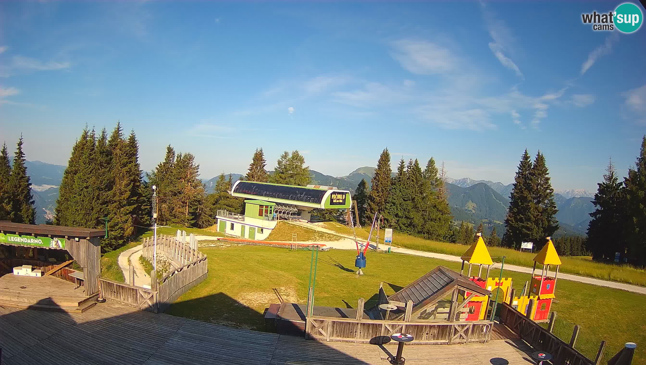 Webcam Počivalo – Alpska Perla | Vista live dalla stazione sciistica di Cerkno