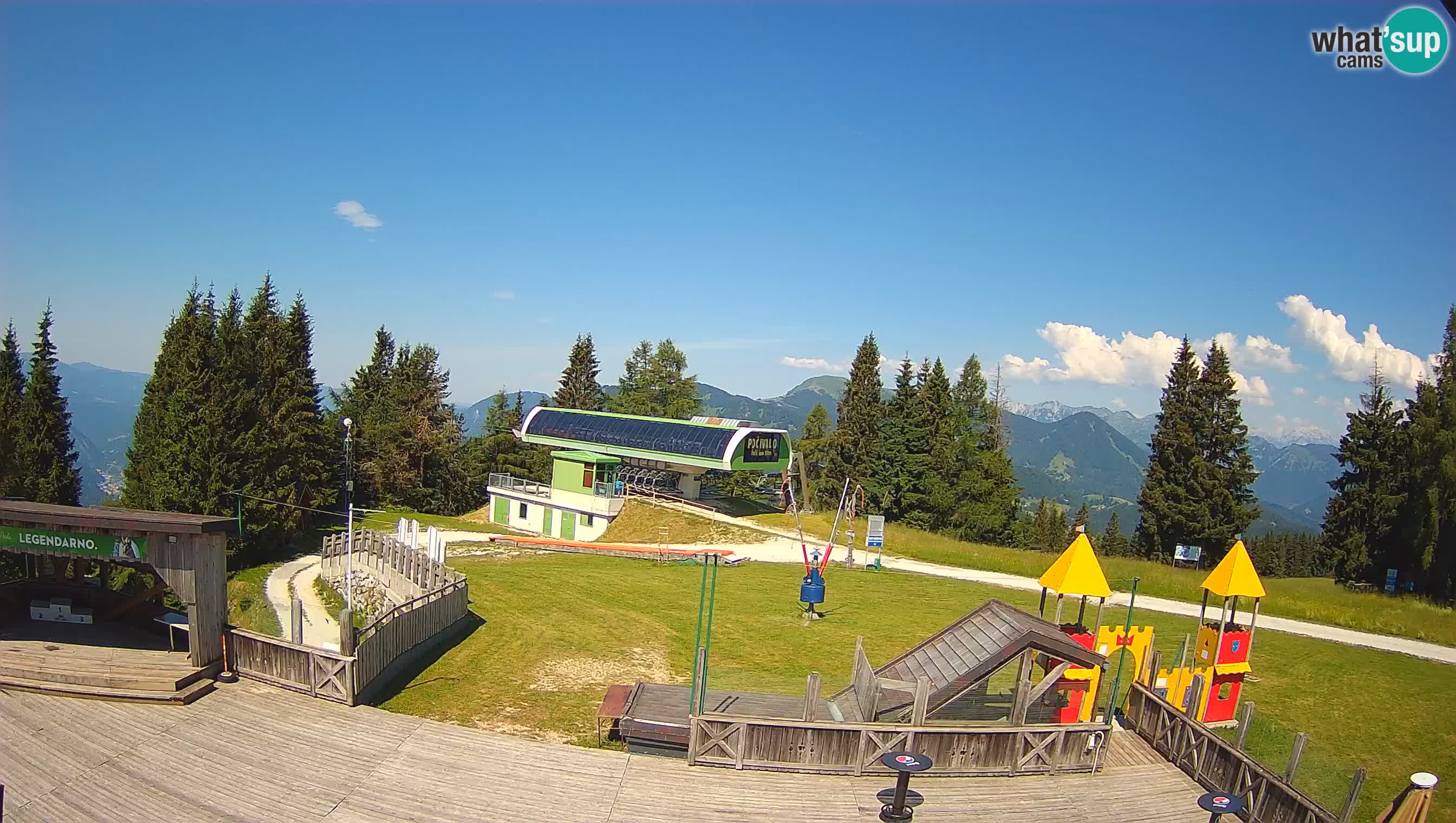 Webcam Počivalo – Alpska Perla | Vista live dalla stazione sciistica di Cerkno