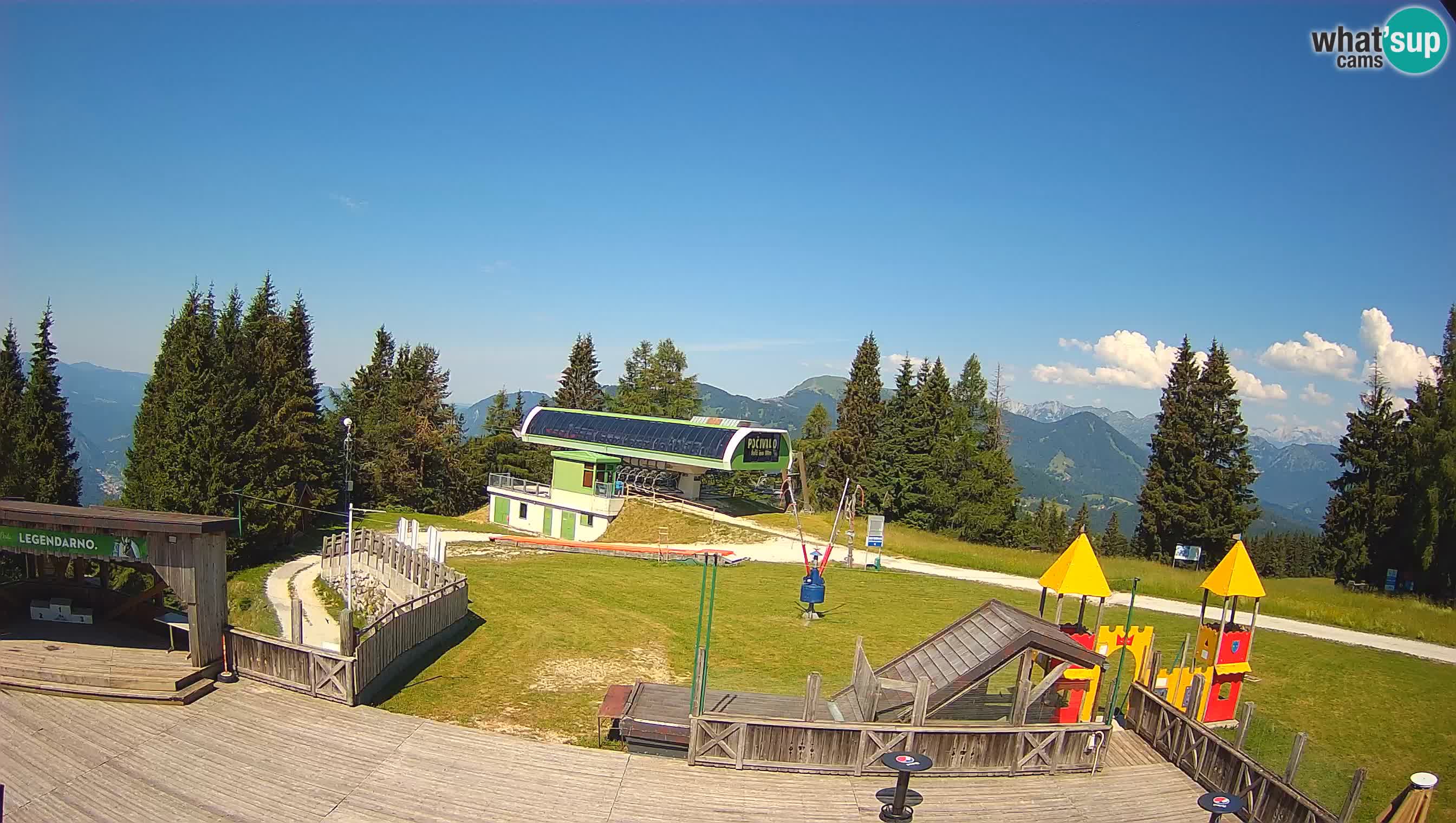 Webcam Počivalo – Alpska Perla | Vista live dalla stazione sciistica di Cerkno