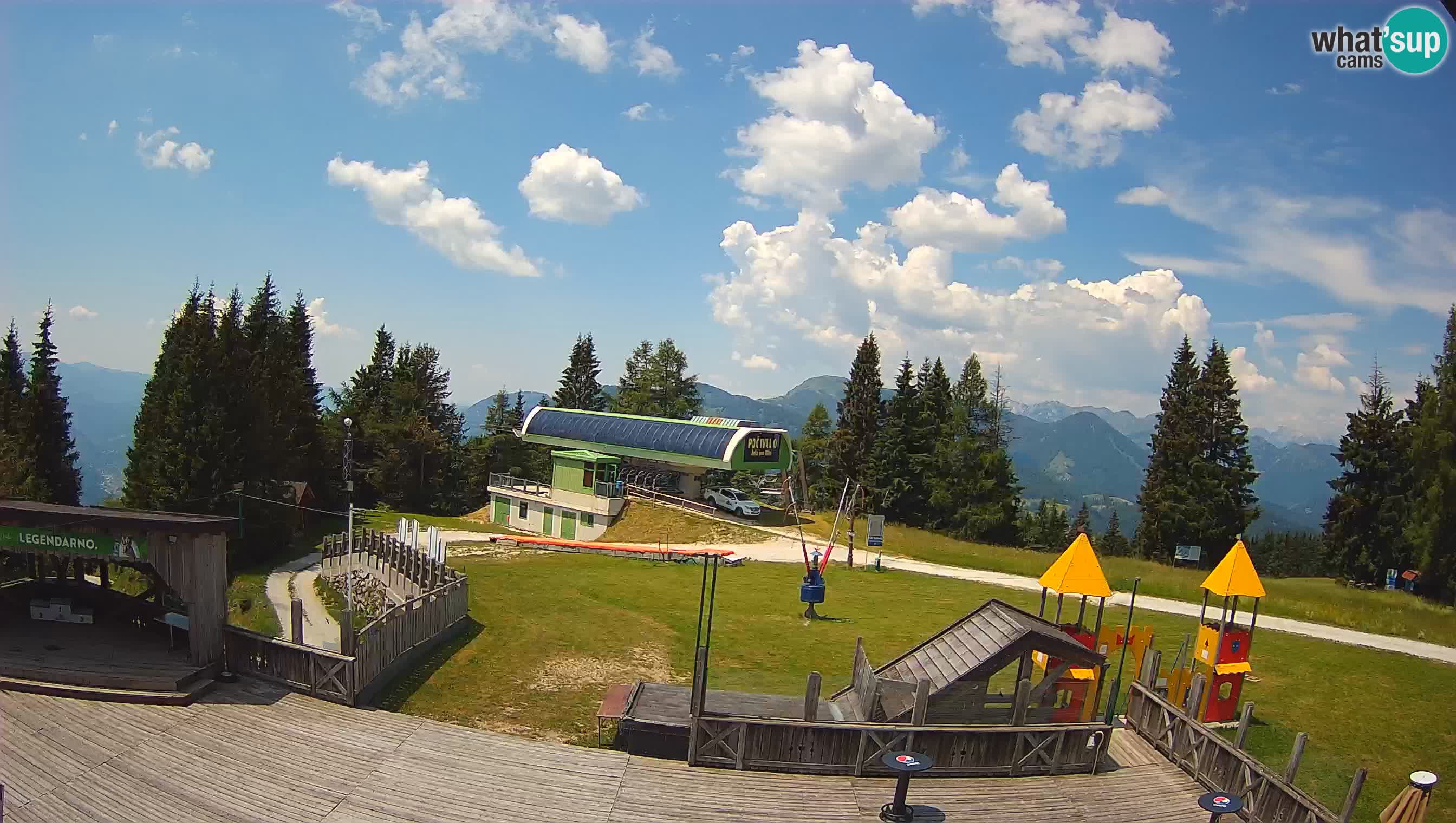 Webcam de la station de ski des Alpes slovènes à Cerkno Počivalo