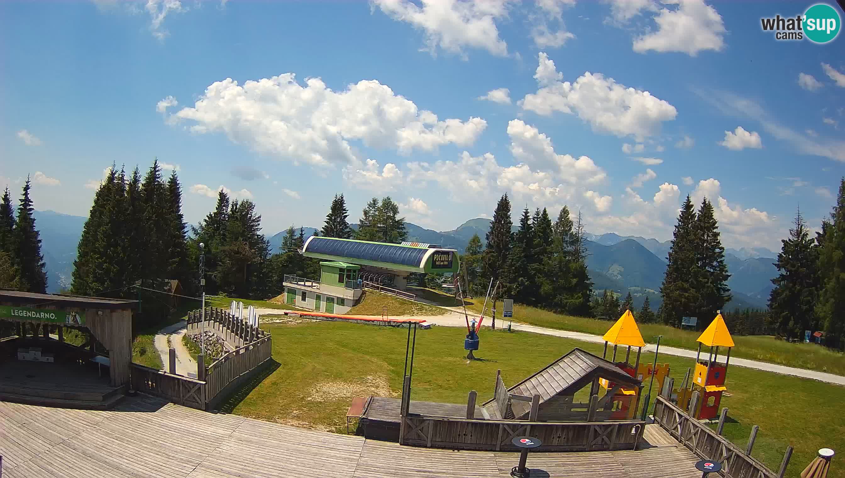 Webcam de la station de ski des Alpes slovènes à Cerkno Počivalo
