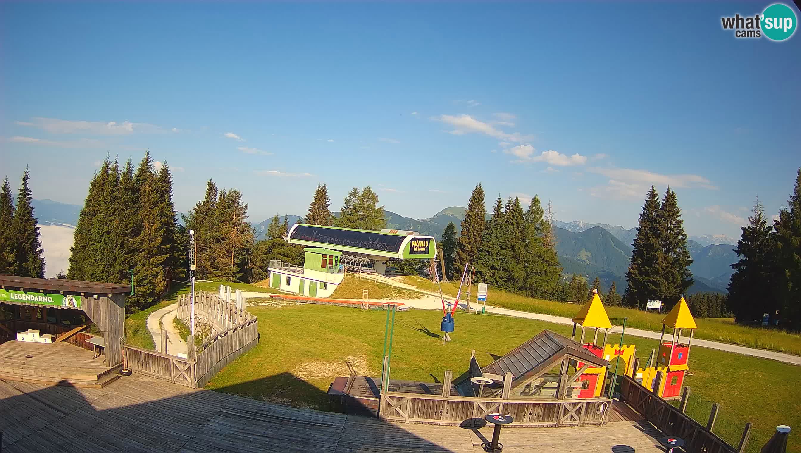 Webcam Počivalo – Alpska Perla | Vista live dalla stazione sciistica di Cerkno