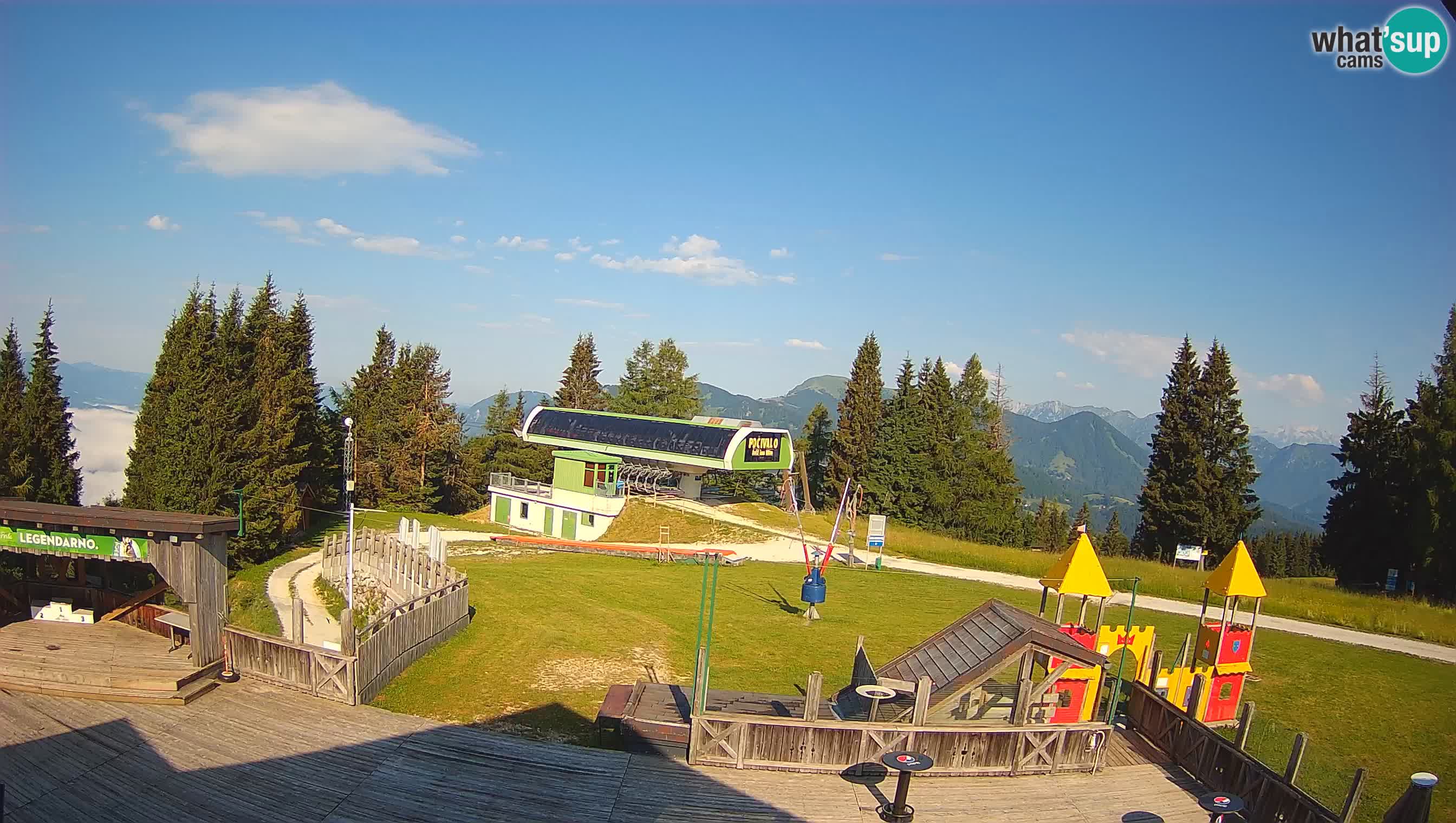 Web kamera Počivalo – Alpska Perla | Pogled uživo sa skijališta Cerkno