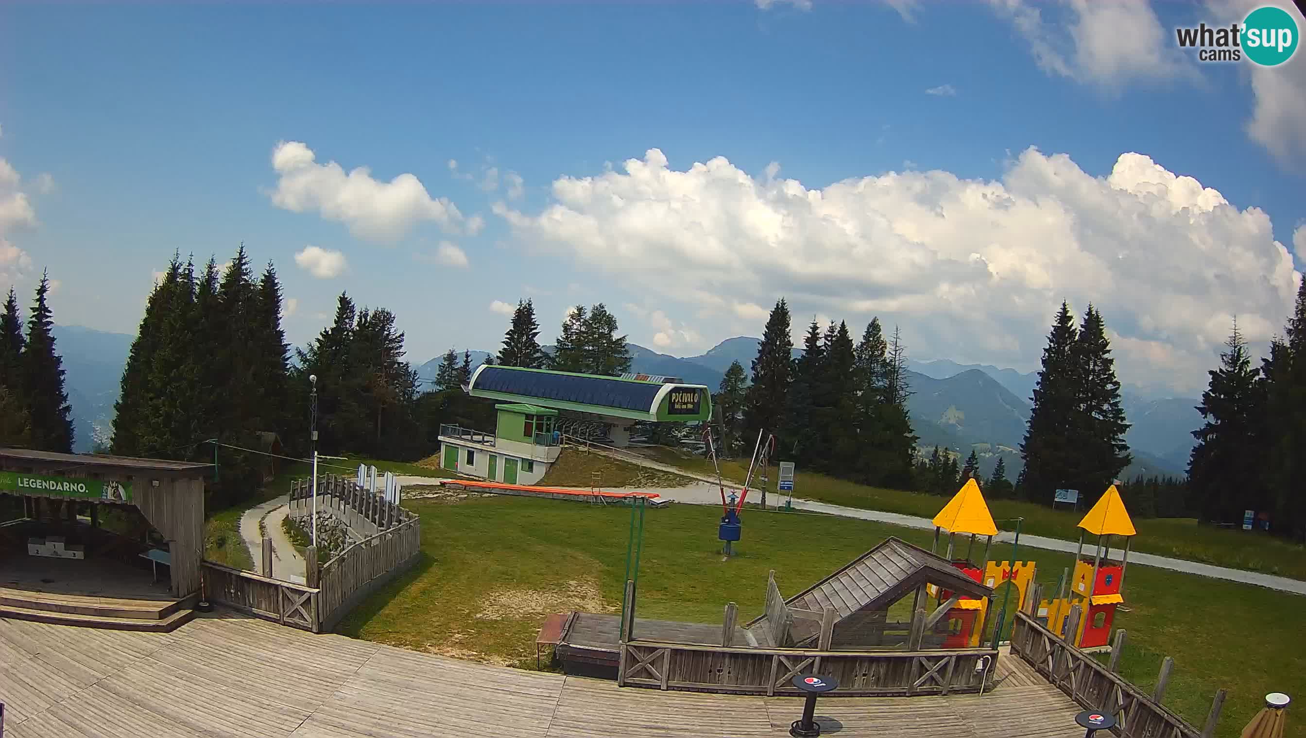 Webcam de la station de ski des Alpes slovènes à Cerkno Počivalo
