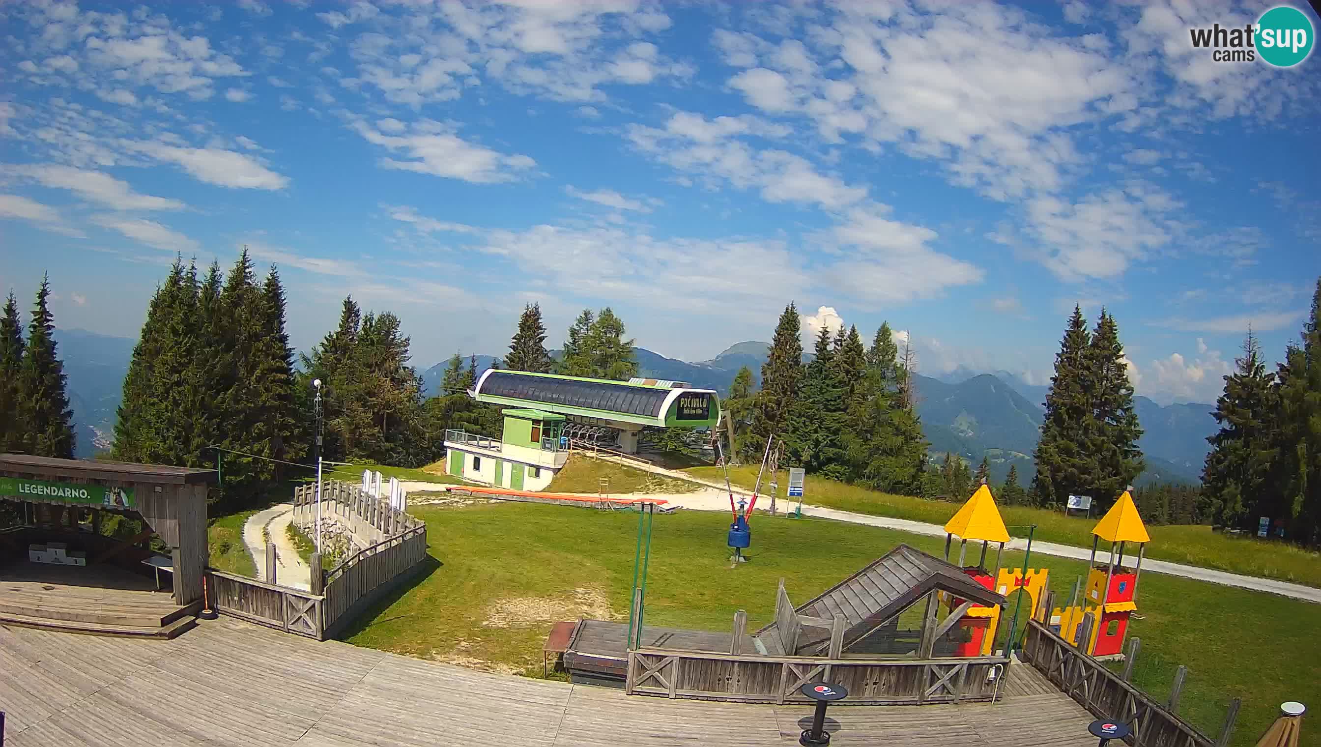 Webcam de la station de ski des Alpes slovènes à Cerkno Počivalo