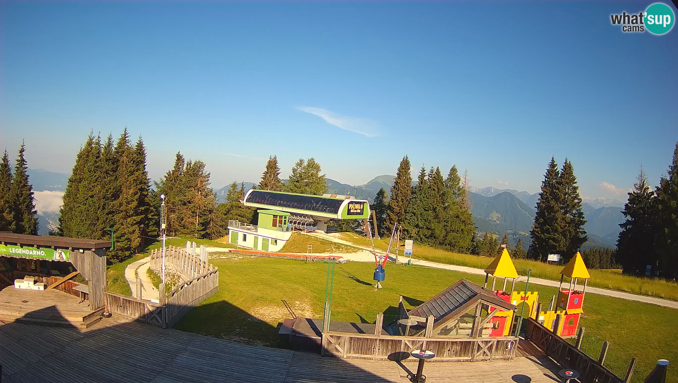 Webcam Počivalo – Alpska Perla | Vista live dalla stazione sciistica di Cerkno