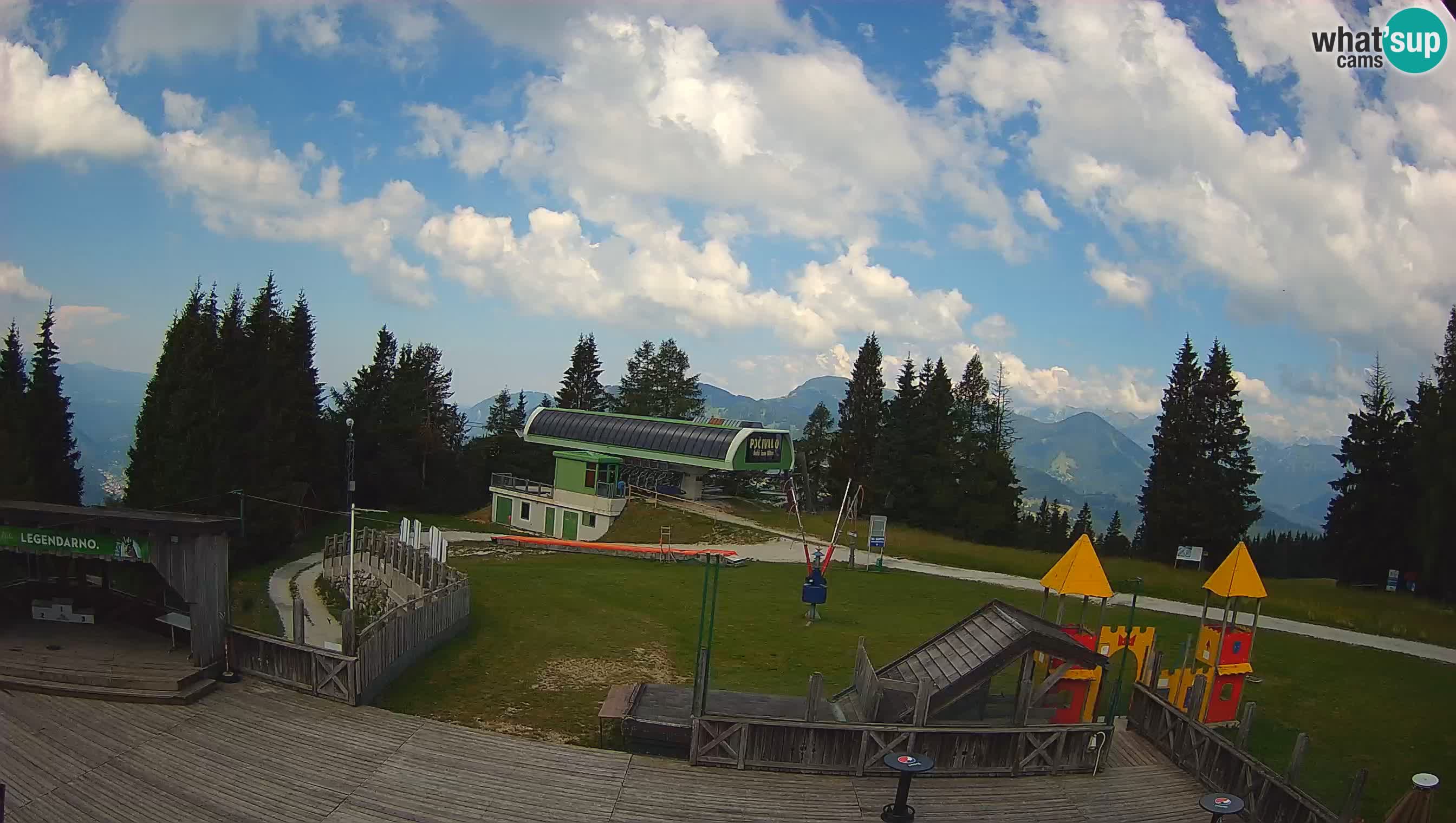 Webcam Počivalo – Alpska Perla | Vista live dalla stazione sciistica di Cerkno
