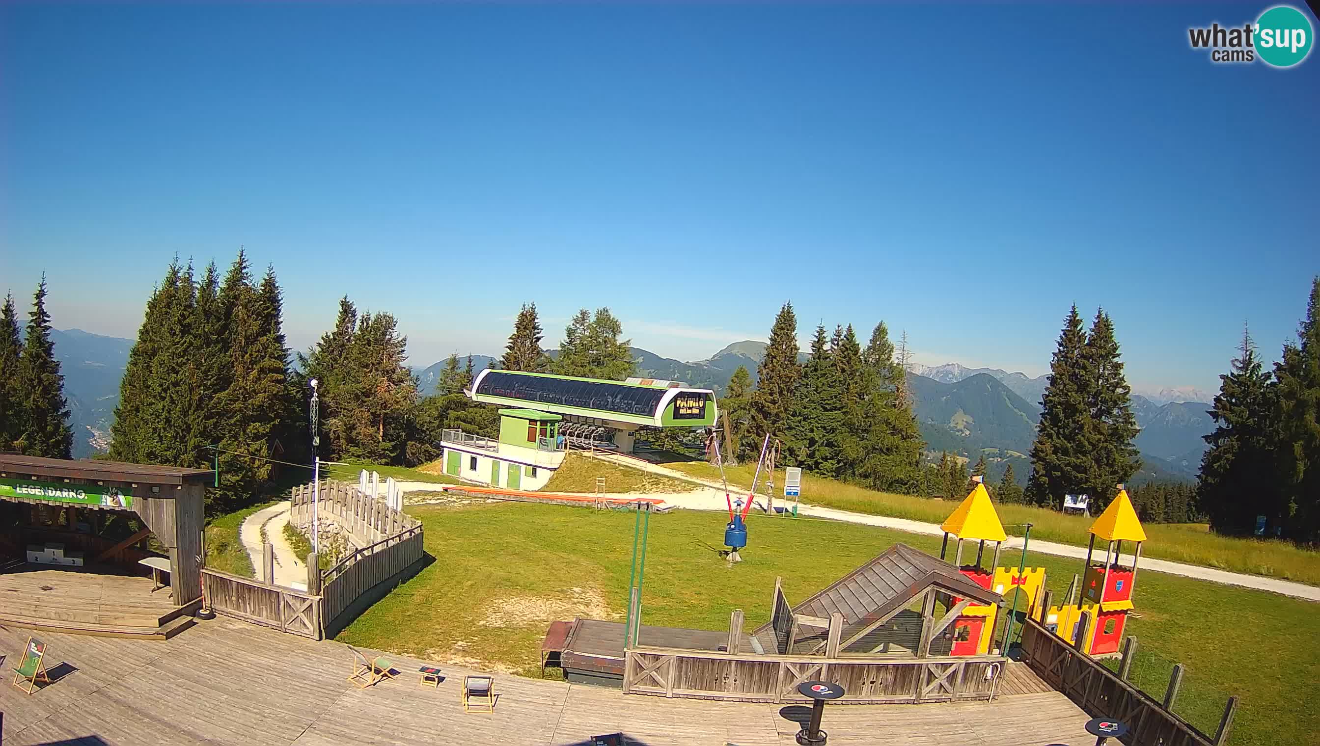 Webcam de la station de ski des Alpes slovènes à Cerkno Počivalo