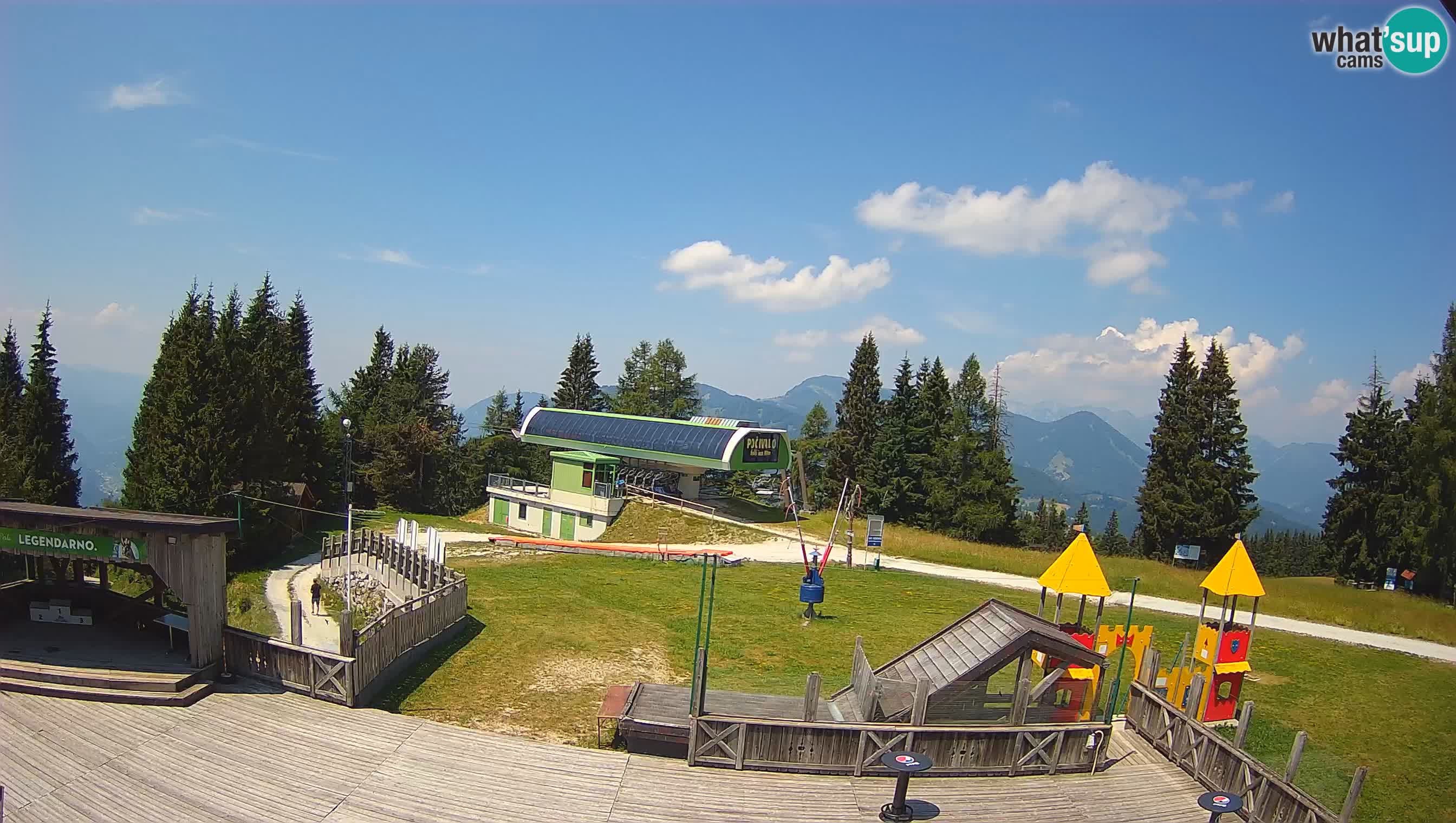 Webcam Počivalo – Alpska Perla | Vista live dalla stazione sciistica di Cerkno