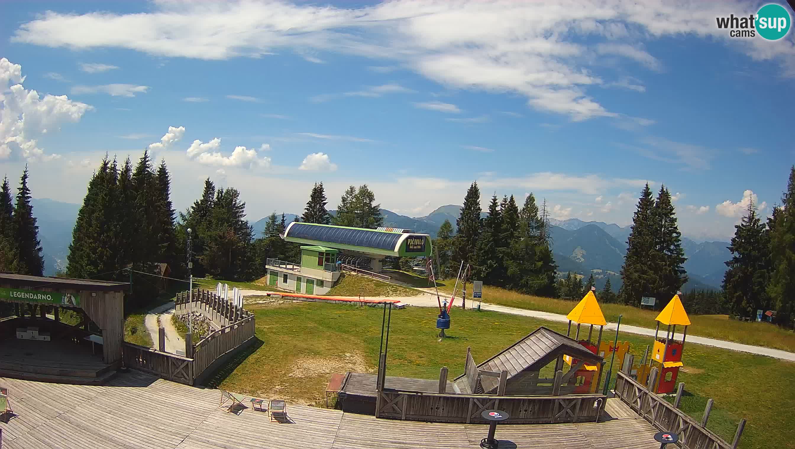 Webcam de la station de ski des Alpes slovènes à Cerkno Počivalo