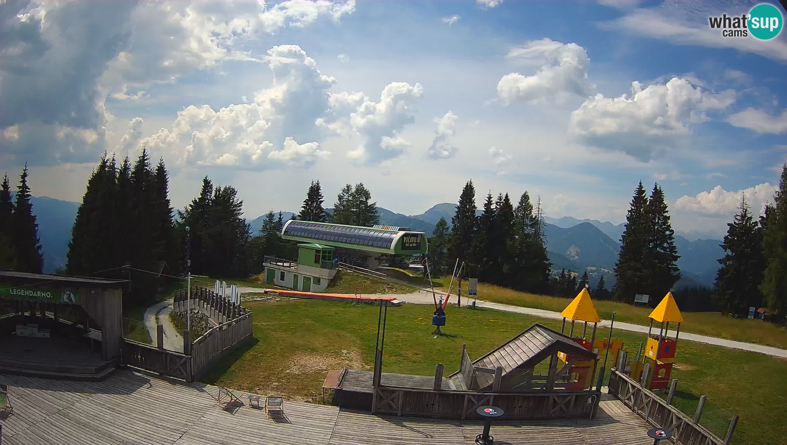 Webcam de la station de ski des Alpes slovènes à Cerkno Počivalo