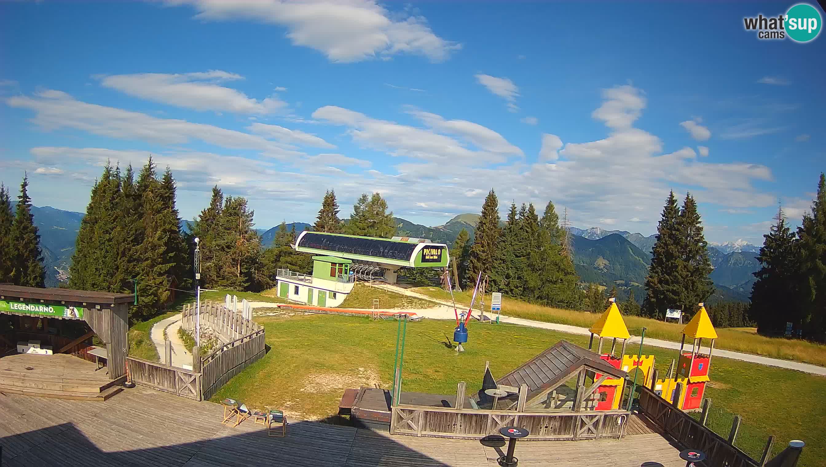 Webcam de la station de ski des Alpes slovènes à Cerkno Počivalo