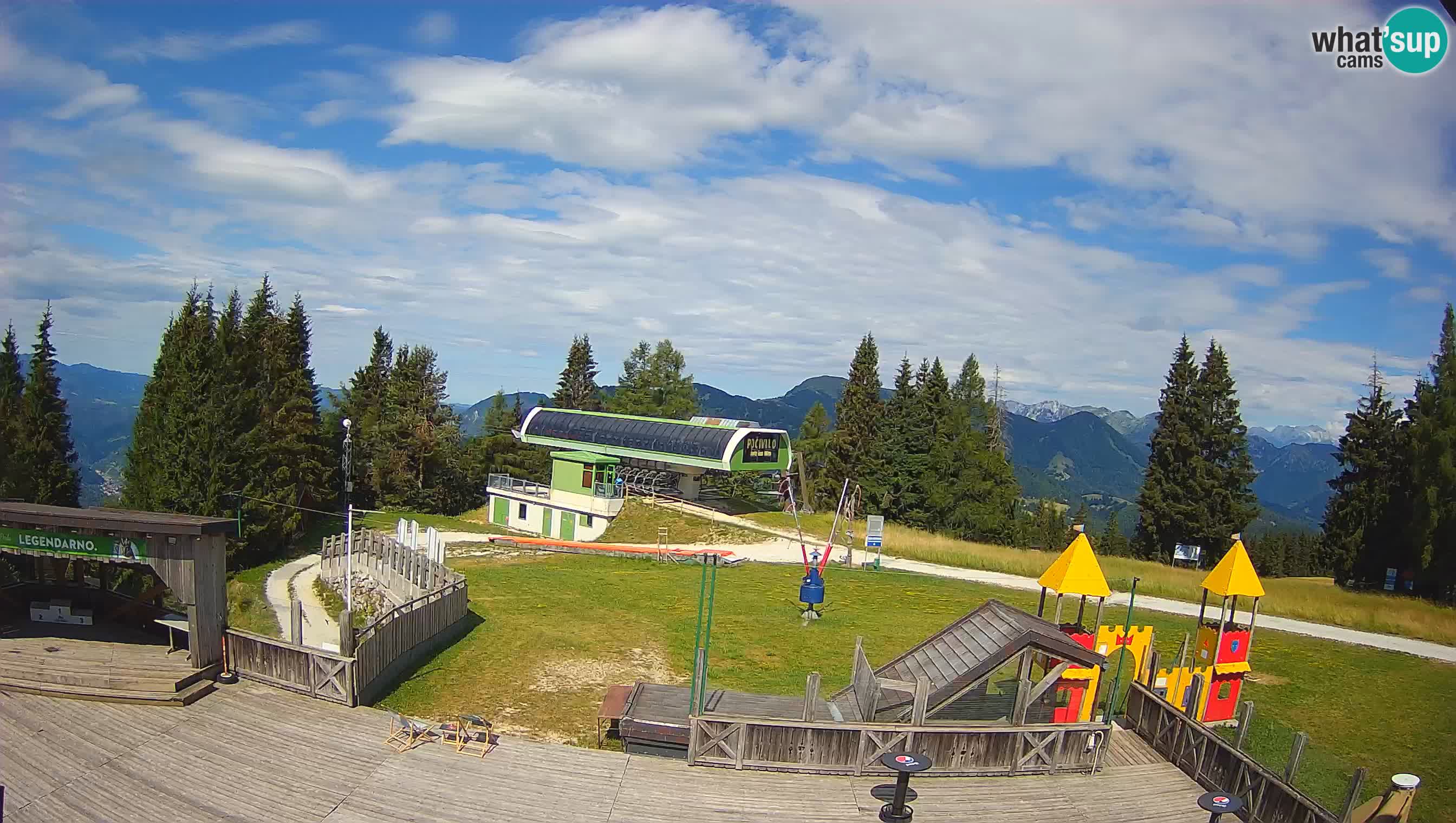 Webcam de la station de ski des Alpes slovènes à Cerkno Počivalo