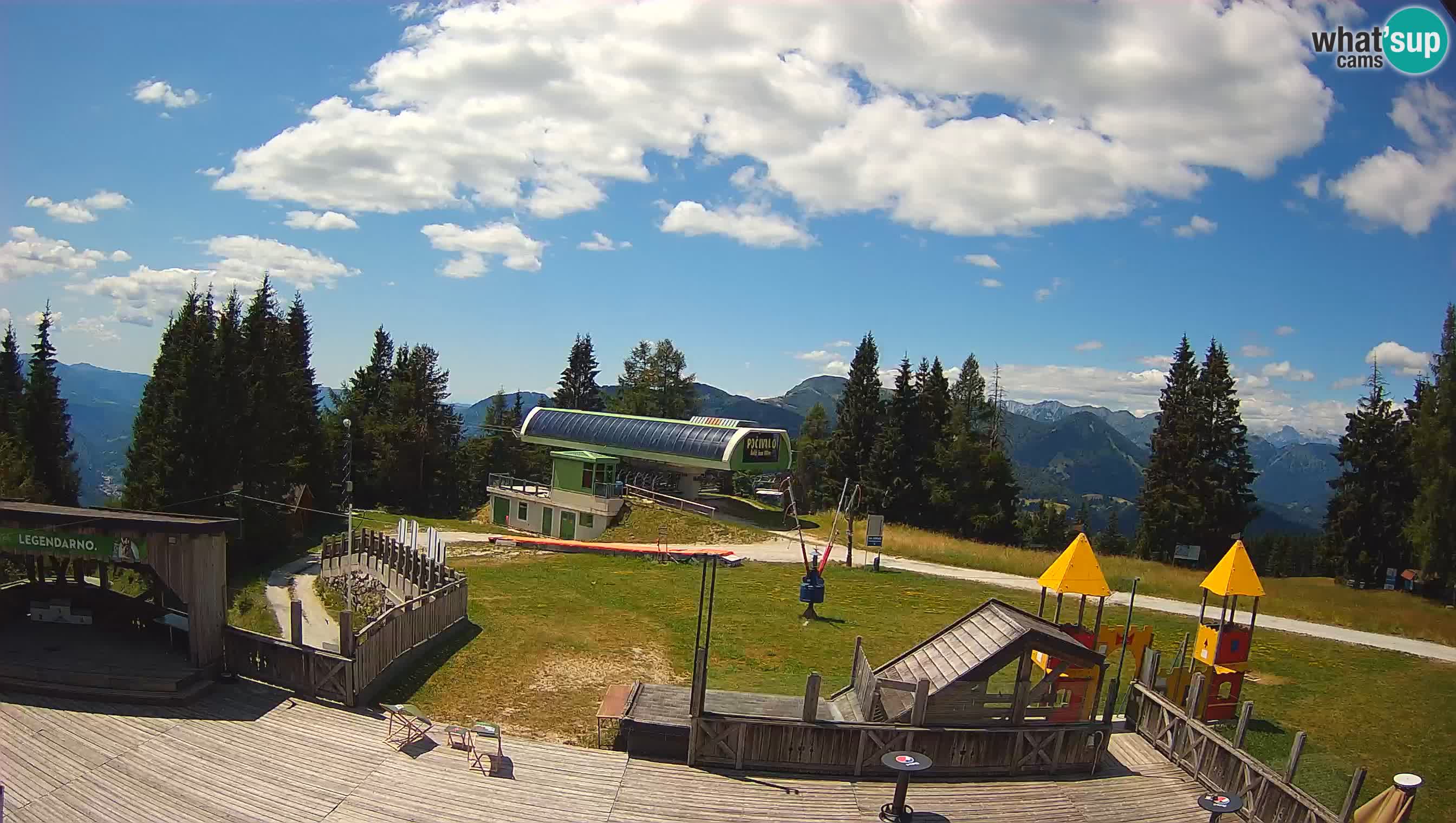 Webcam Počivalo – Alpska Perla | Vista live dalla stazione sciistica di Cerkno