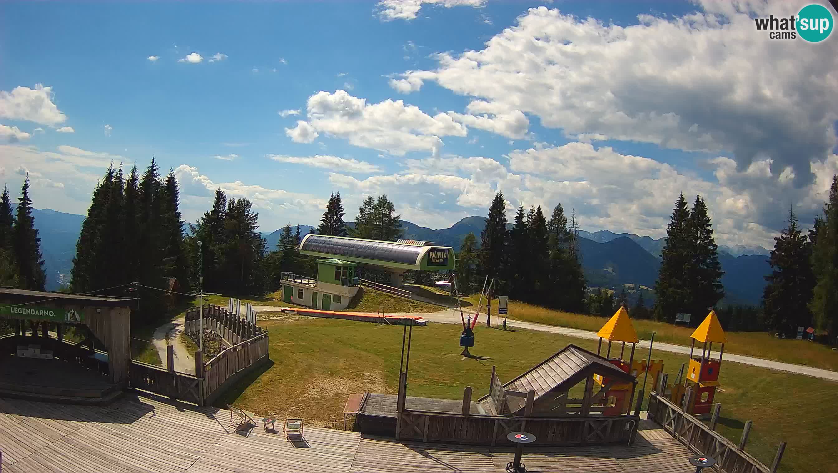 Webcam de la station de ski des Alpes slovènes à Cerkno Počivalo