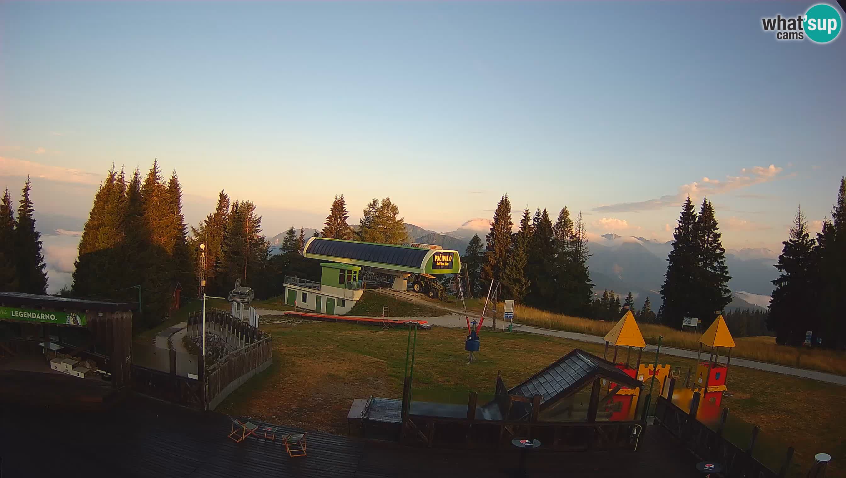 Webcam Počivalo – Alpska Perla | Vista live dalla stazione sciistica di Cerkno