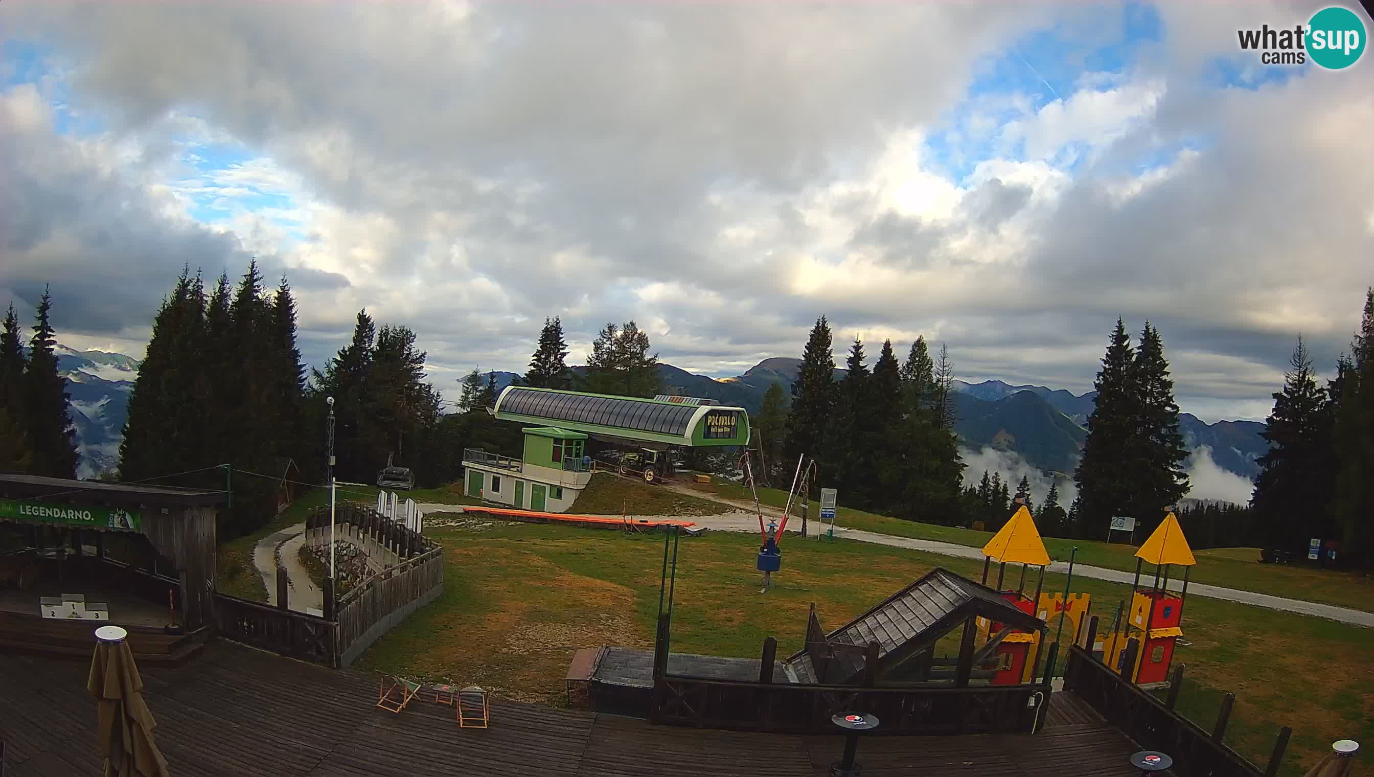 Webcam Počivalo – Alpska Perla | Vista live dalla stazione sciistica di Cerkno