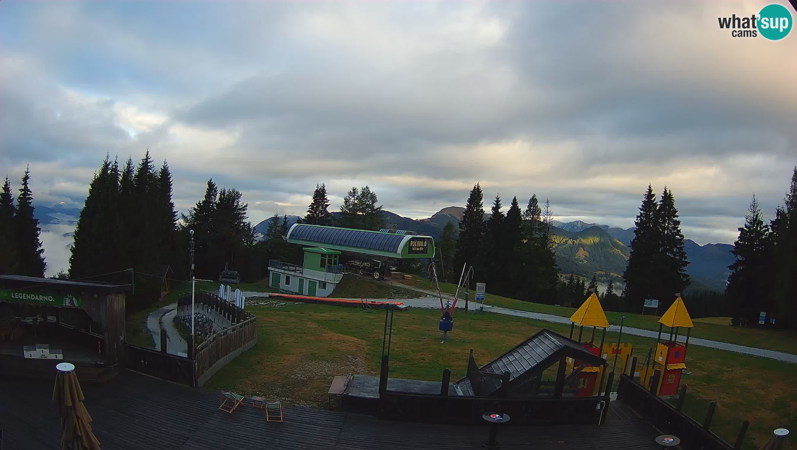 Webcam Počivalo – Alpska Perla | Vista live dalla stazione sciistica di Cerkno