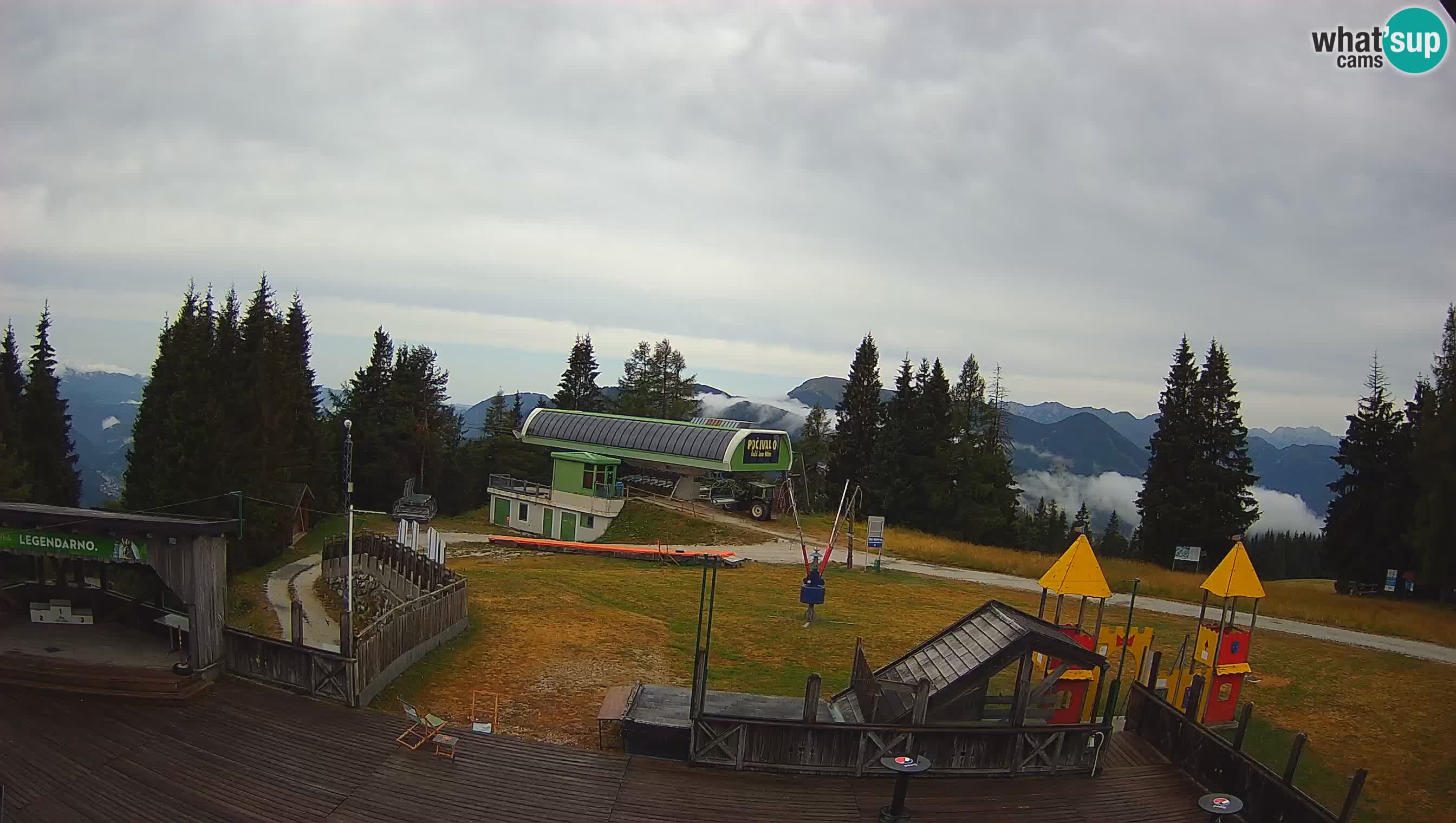 Webcam de la station de ski des Alpes slovènes à Cerkno Počivalo