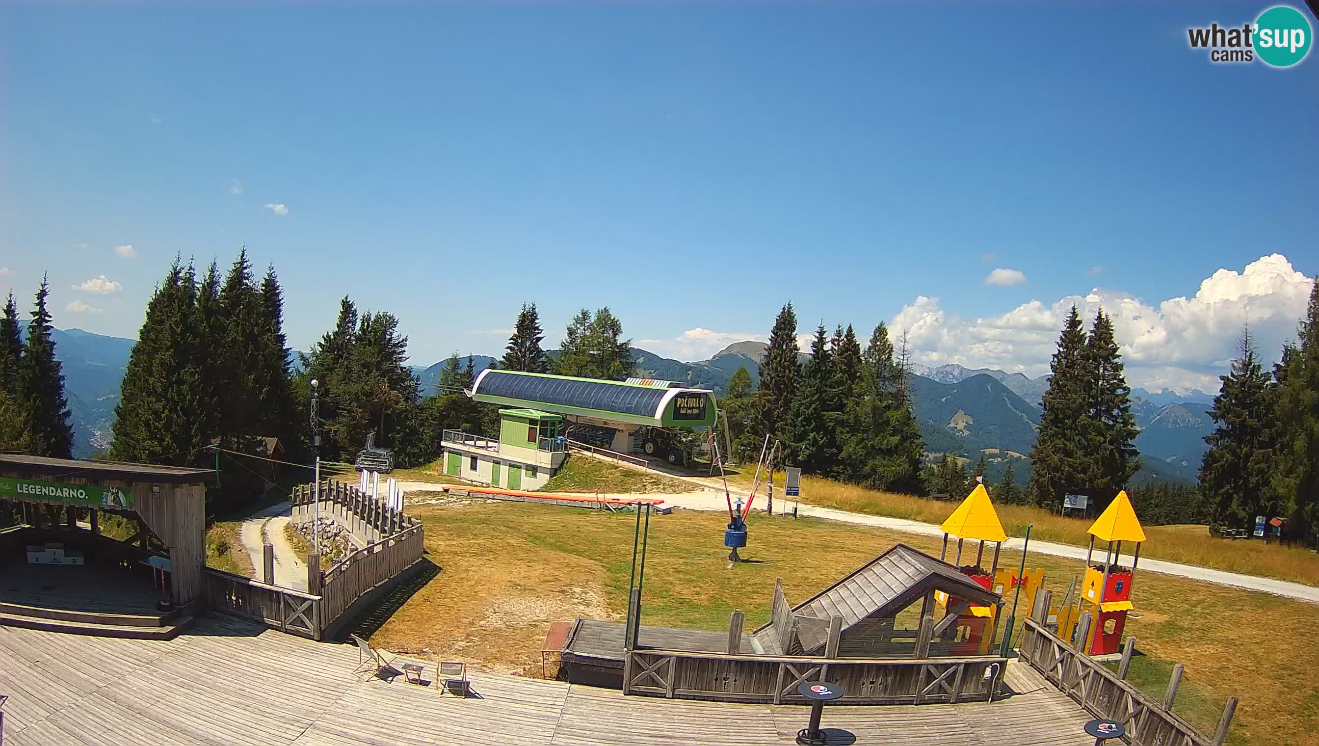 Spletna kamera Počivalo – Alpska Perla | Pogled v živo iz smučišča Cerkno