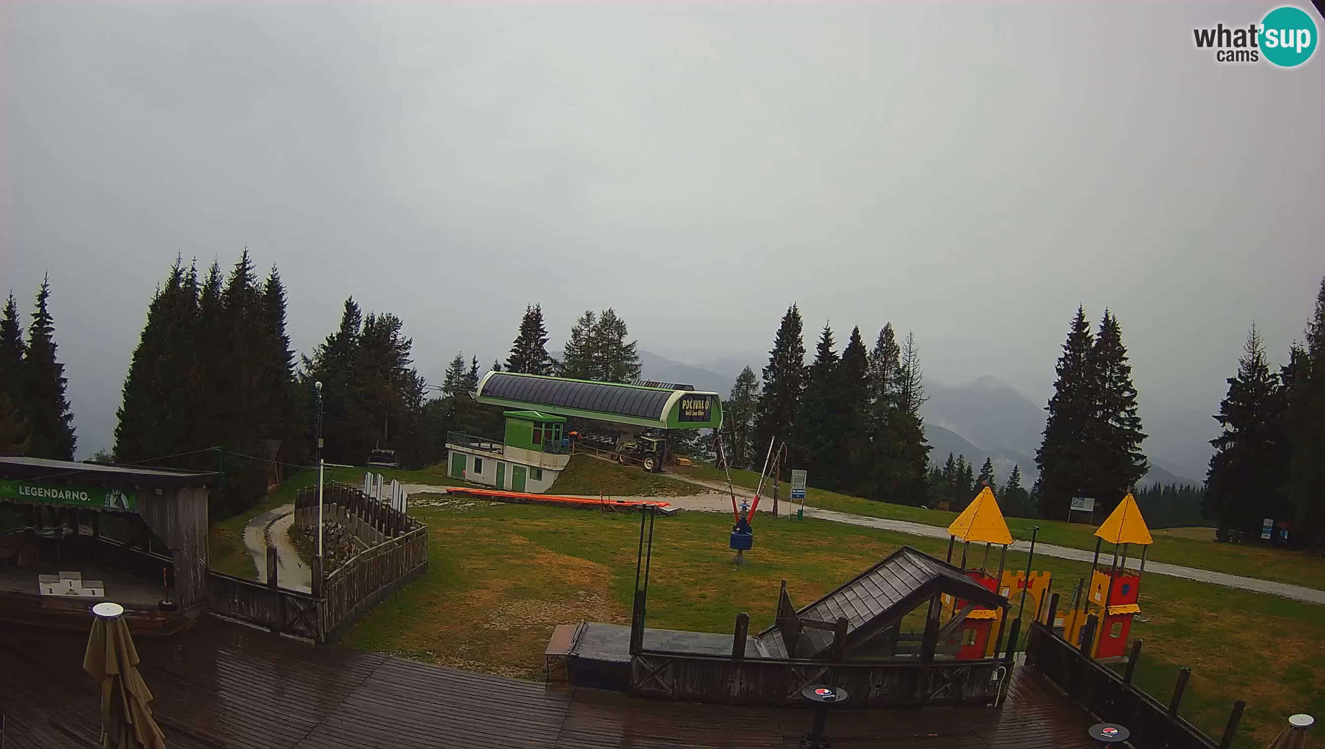 Webcam Počivalo – Alpska Perla | Vista live dalla stazione sciistica di Cerkno