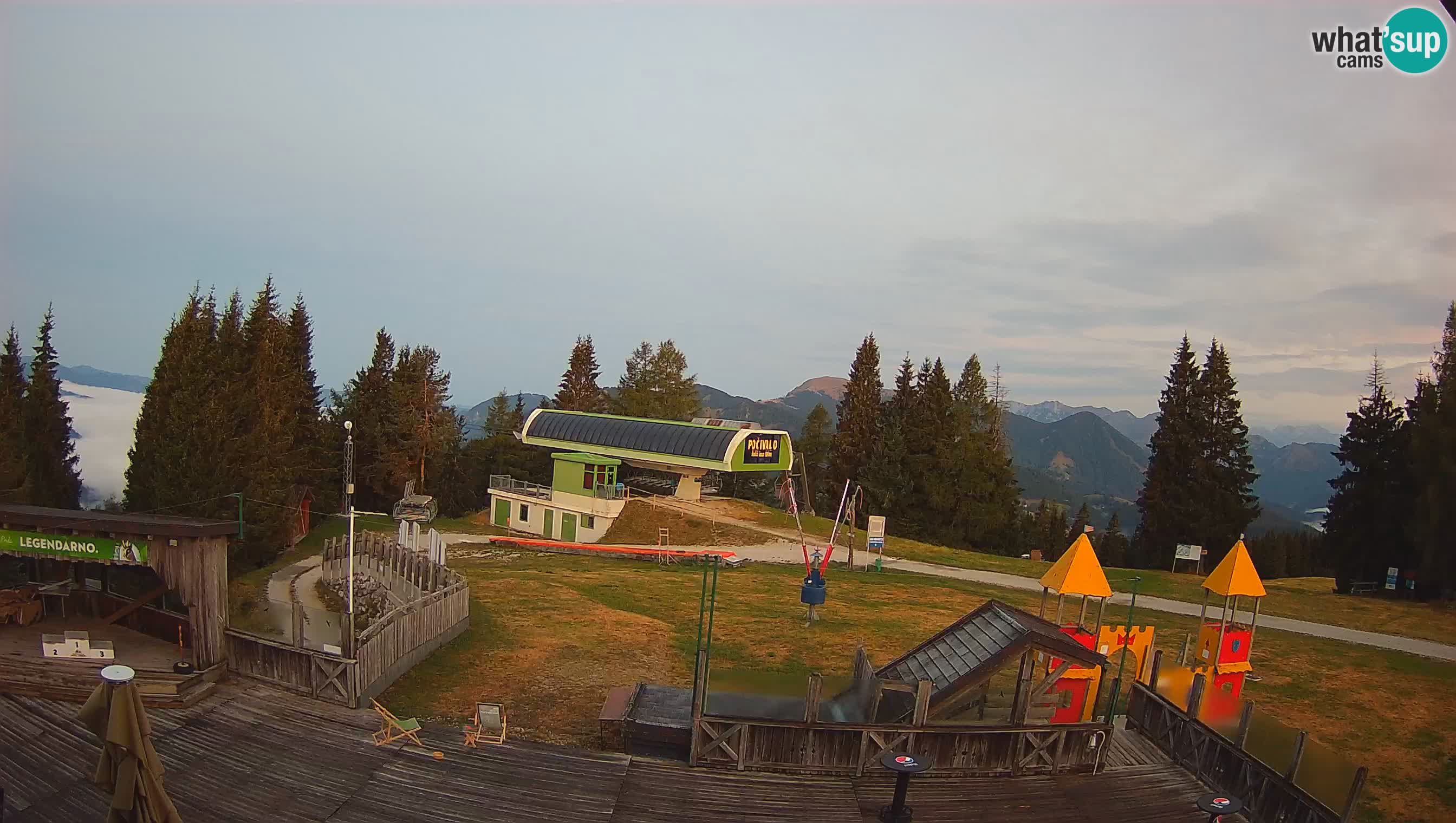 Webcam Počivalo – Alpska Perla | Vista live dalla stazione sciistica di Cerkno