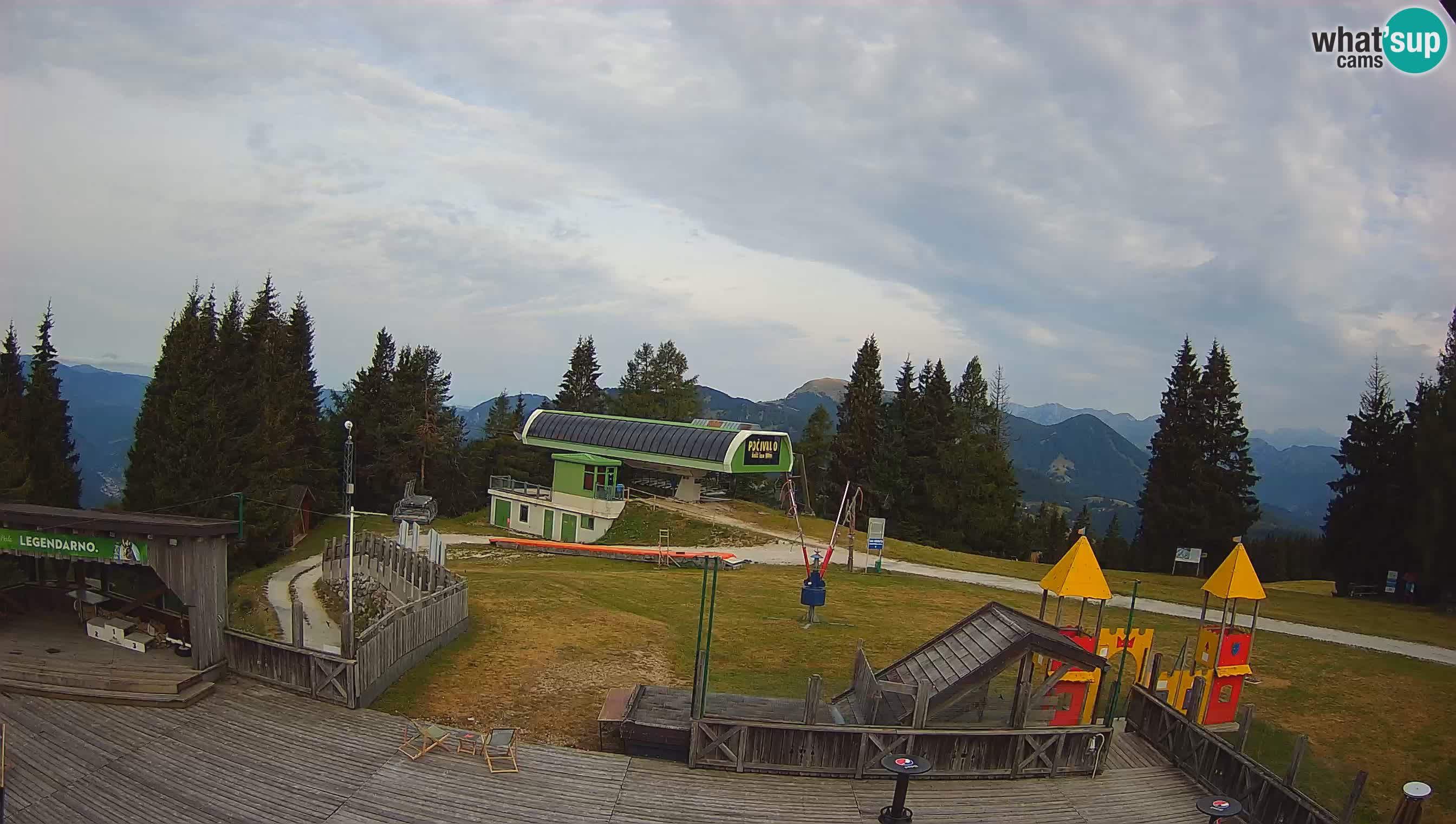 Webcam Počivalo – Alpska Perla | Vista live dalla stazione sciistica di Cerkno