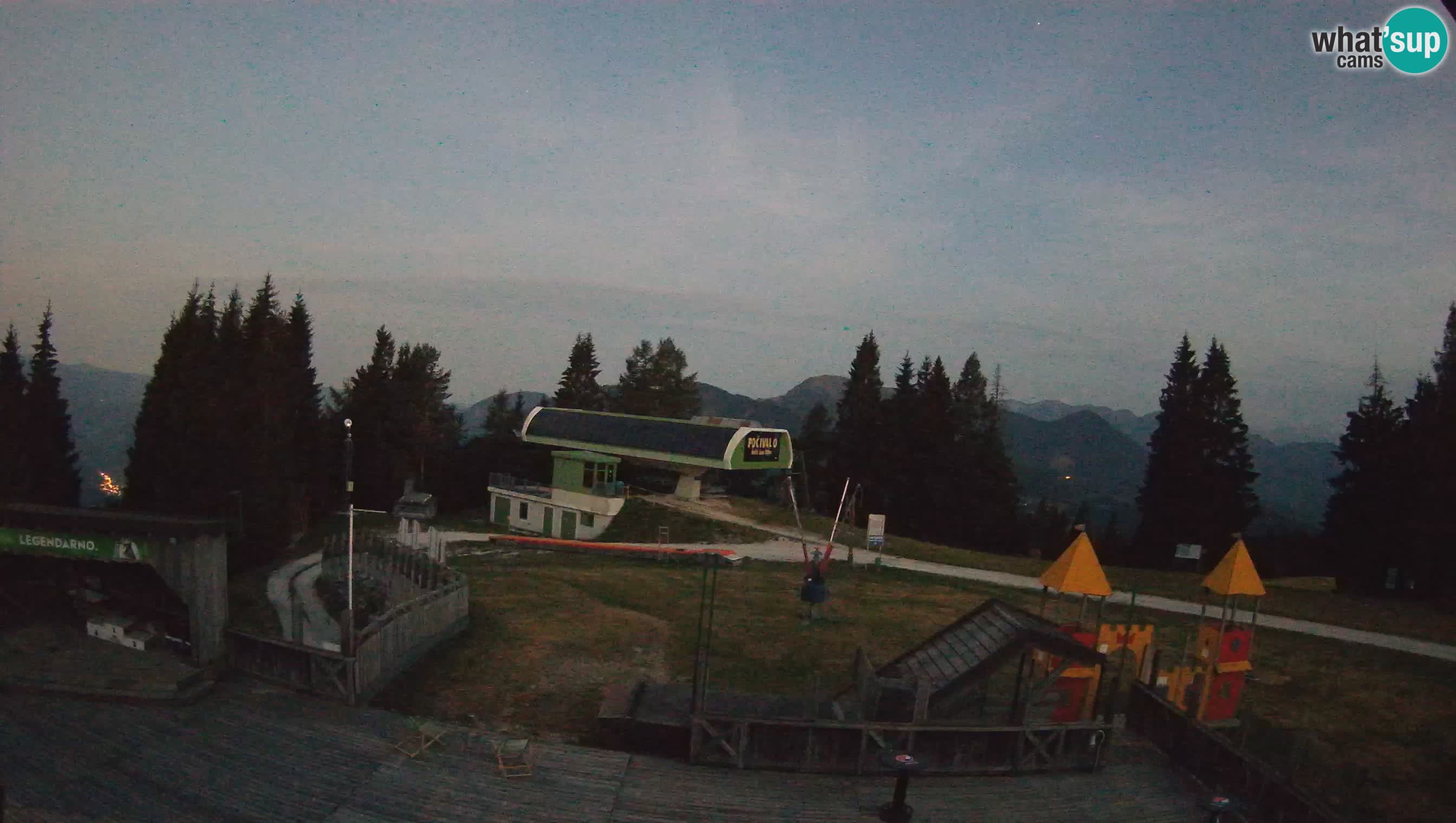 Webcam Počivalo – Alpska Perla | Vista live dalla stazione sciistica di Cerkno