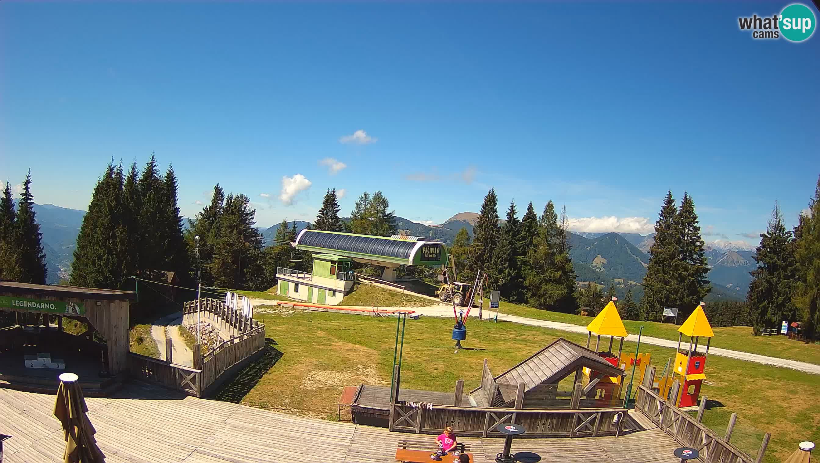 Webcam de la station de ski des Alpes slovènes à Cerkno Počivalo