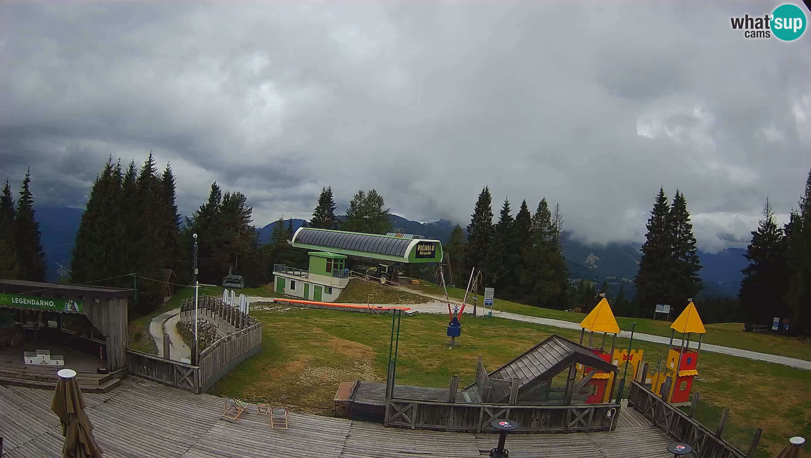 Webcam Počivalo – Alpska Perla | Vista live dalla stazione sciistica di Cerkno